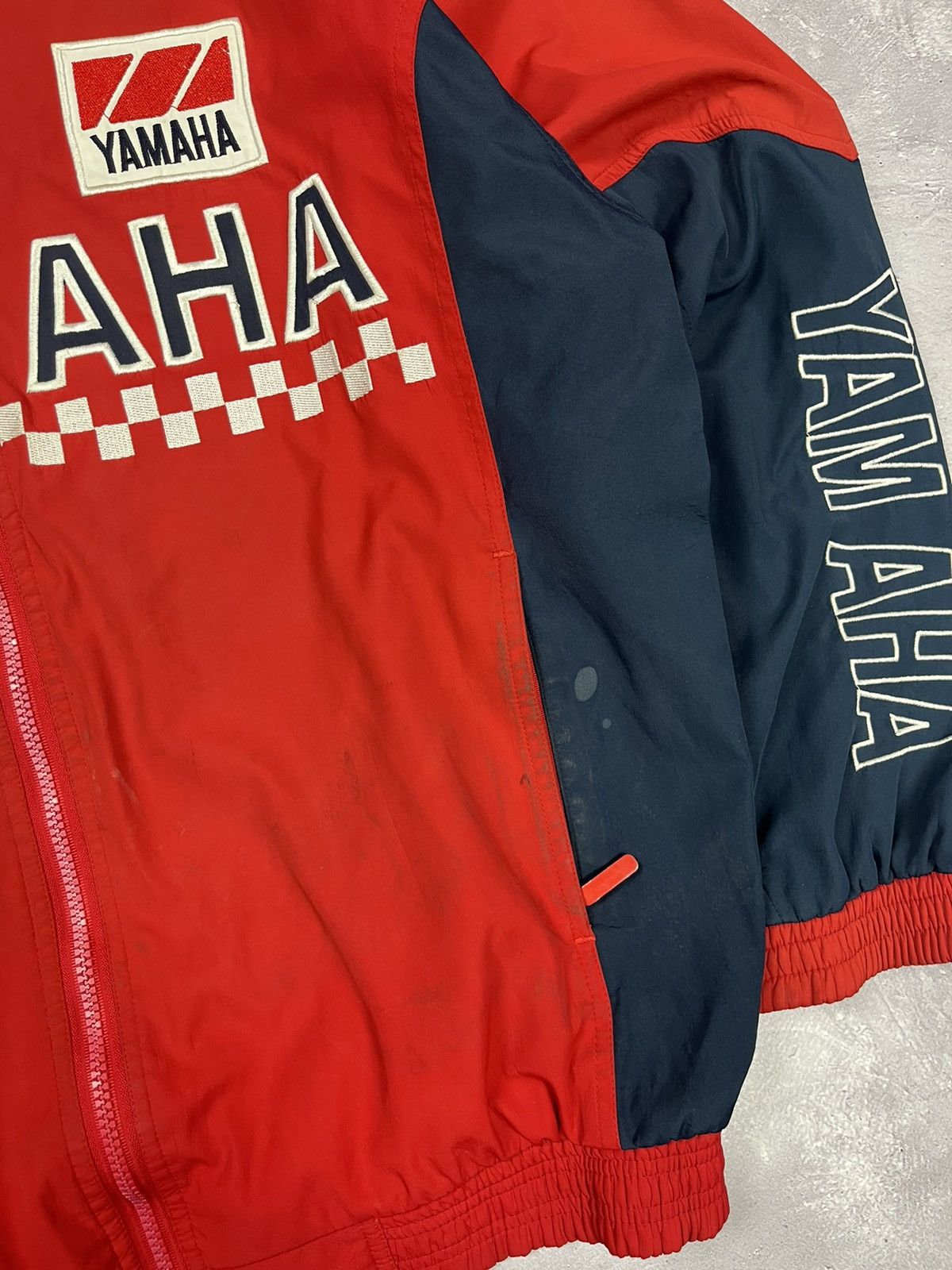 Yamaha Vintage Yamaha Bridgestone Racing Jacket Red Big Logo Size US XXL / EU 58 / 5 - 4 Thumbnail