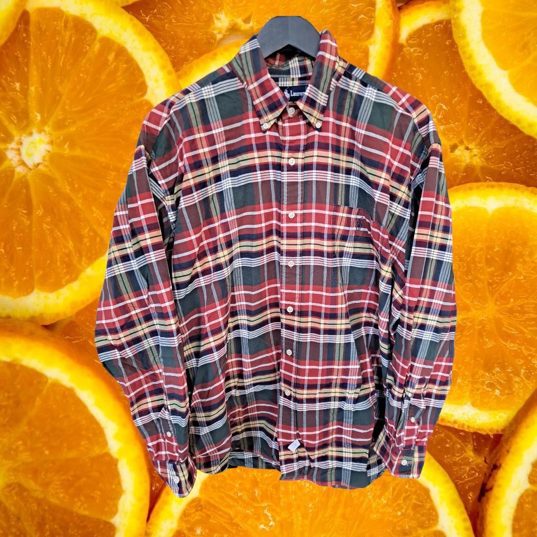 Ralph Lauren Ralph Lauren The Big Shirt Plaid Red Green White Button Up S Size US L / EU 52-54 / 3 - 1 Thumbnail