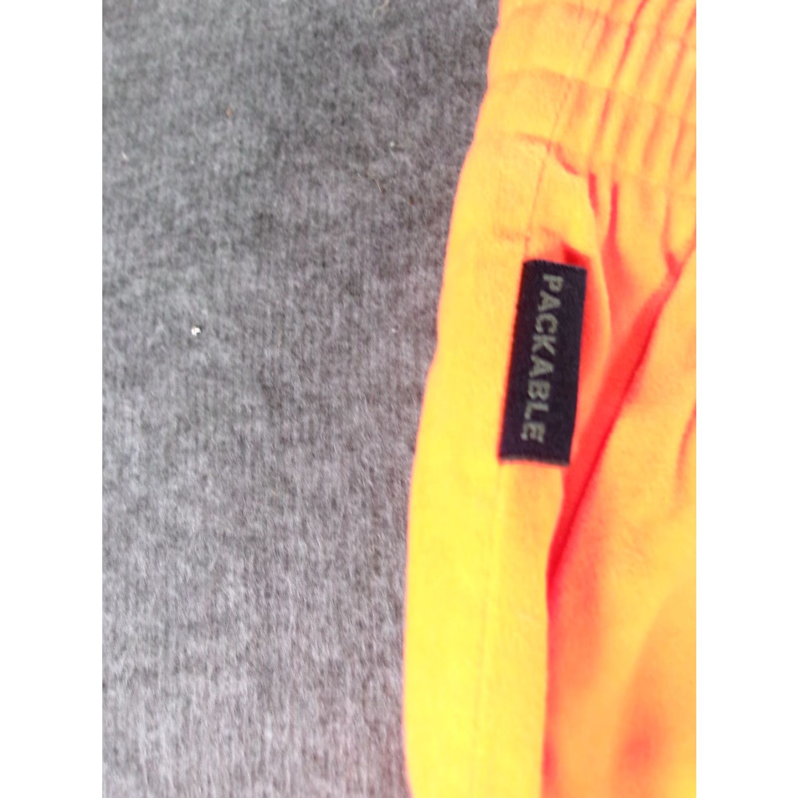 Vintage Columbia Pants Mens XL Orange Packable Elastic Waist Zip Pocket Outdoor Hiking Size US 36 / EU 52 - 4 Thumbnail
