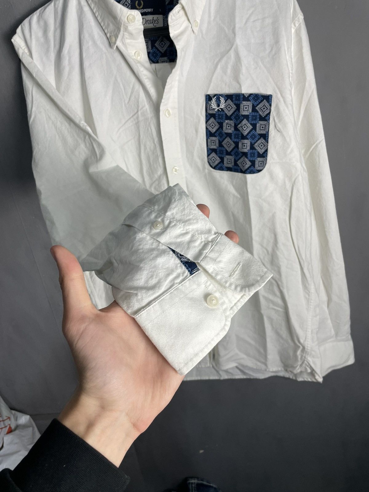 Fred Perry Fred perry Drake's London shirt size L Size US L / EU 52-54 / 3 - 3 Thumbnail
