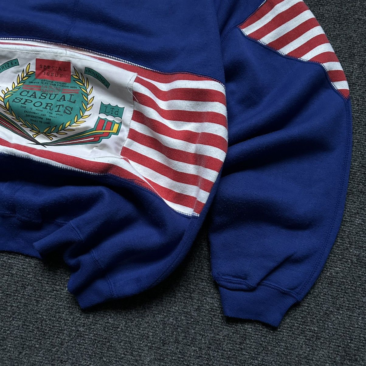 RETROVERT VTG Casual Sport Sweatshirt Big Logo Size XXL 80-90s Size US XXL / EU 58 / 5 - 4 Thumbnail