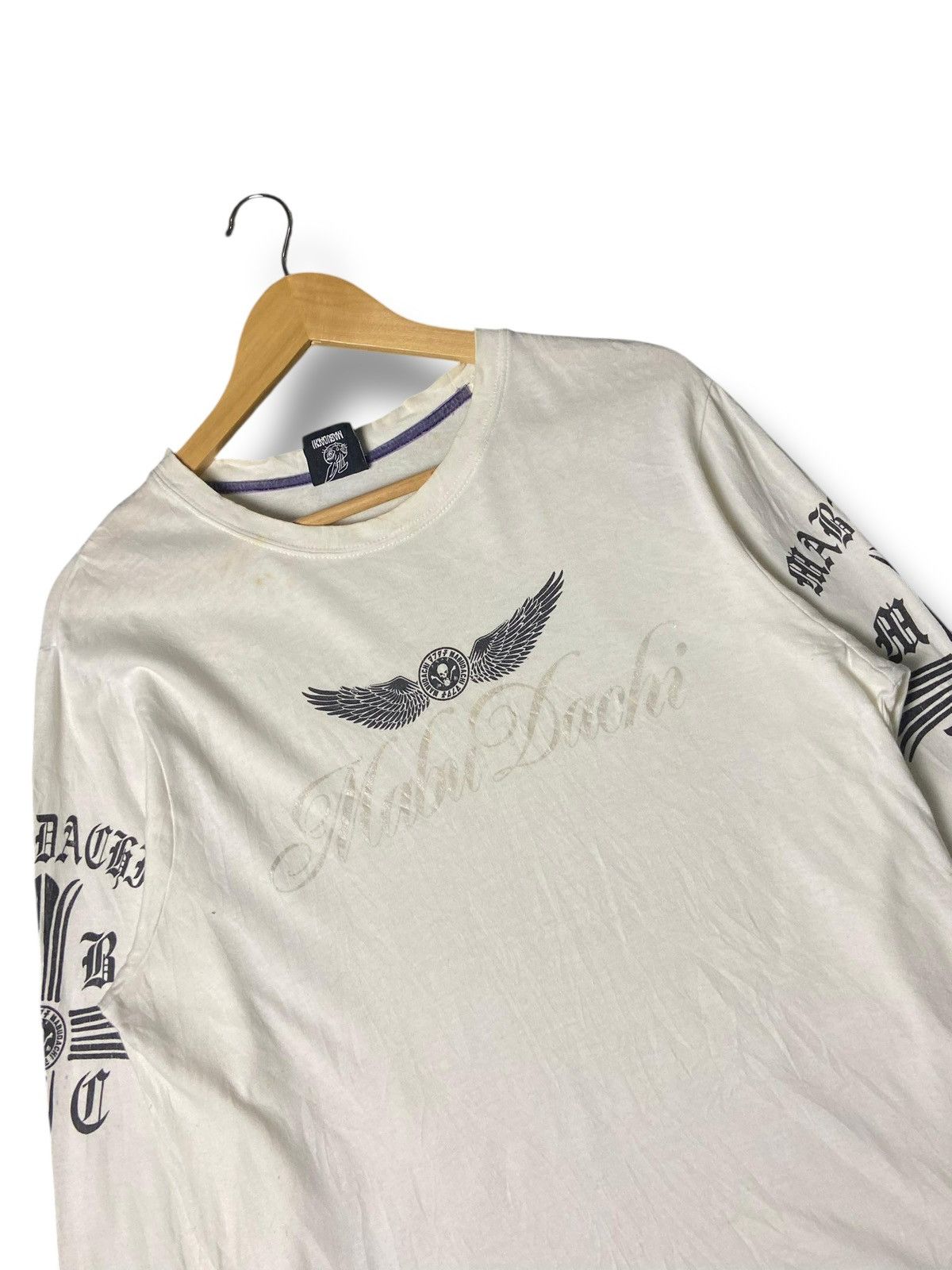 Japanese Brand 🇯🇵Shonan Mabudachi Punk Gothic Long Sleeve Tee (142) Size US XL / EU 56 / 4 - 8 Thumbnail