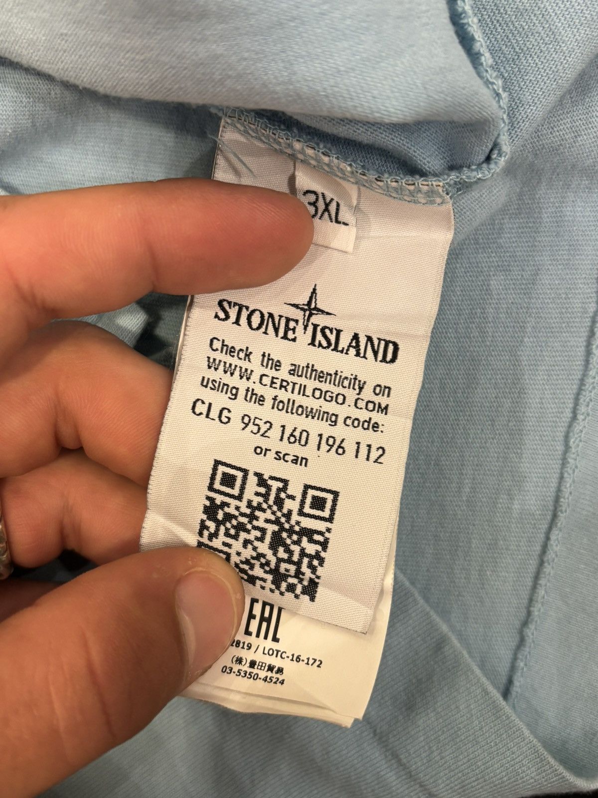 Stone Island Stone Island Blue Longsleeve Size US XXL / EU 58 / 5 - 5 Thumbnail