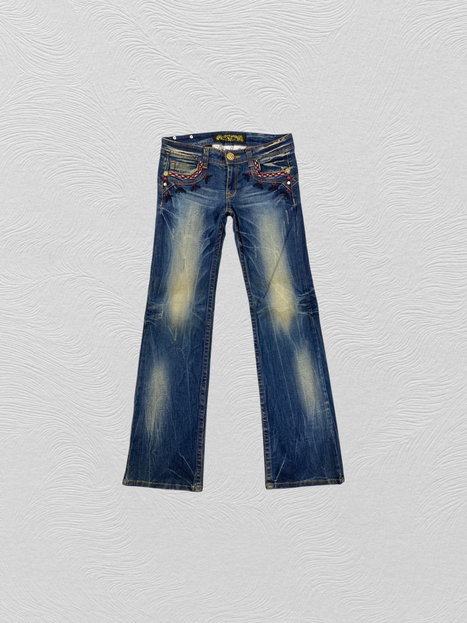 Hysteric Glamour Rare Vintage Redpepper Flare Jeans 33x33 Denim-JN3470 Size US 33 - 2 Thumbnail