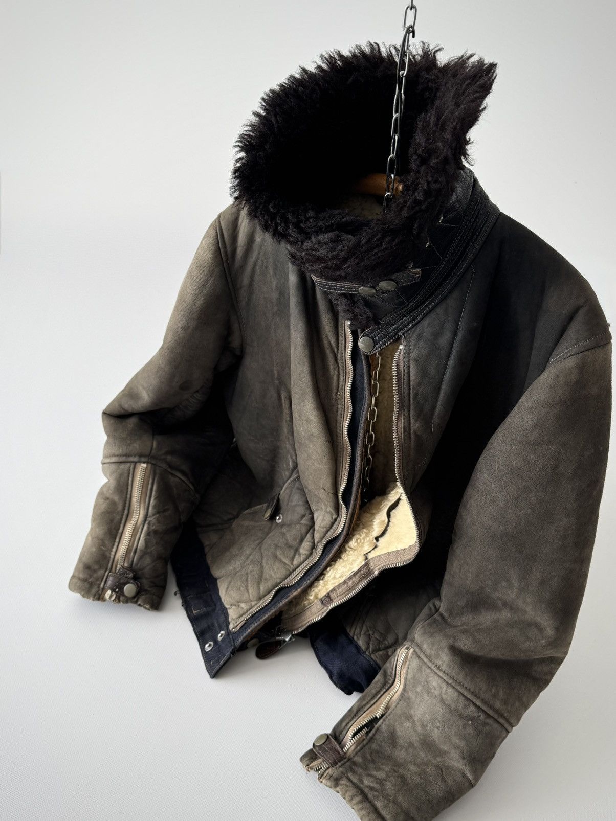 Vintage Vintage Original WW2 German 'Channel' Shearling Jacket Size US M / EU 48-50 / 2 - 10 Thumbnail