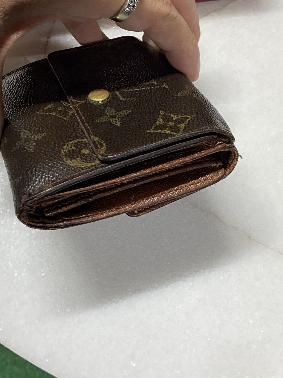 Louis Vuitton Louis Vuitton Brown Monogram Wallet Women’s Card Holder Size ONE SIZE - 13 Thumbnail
