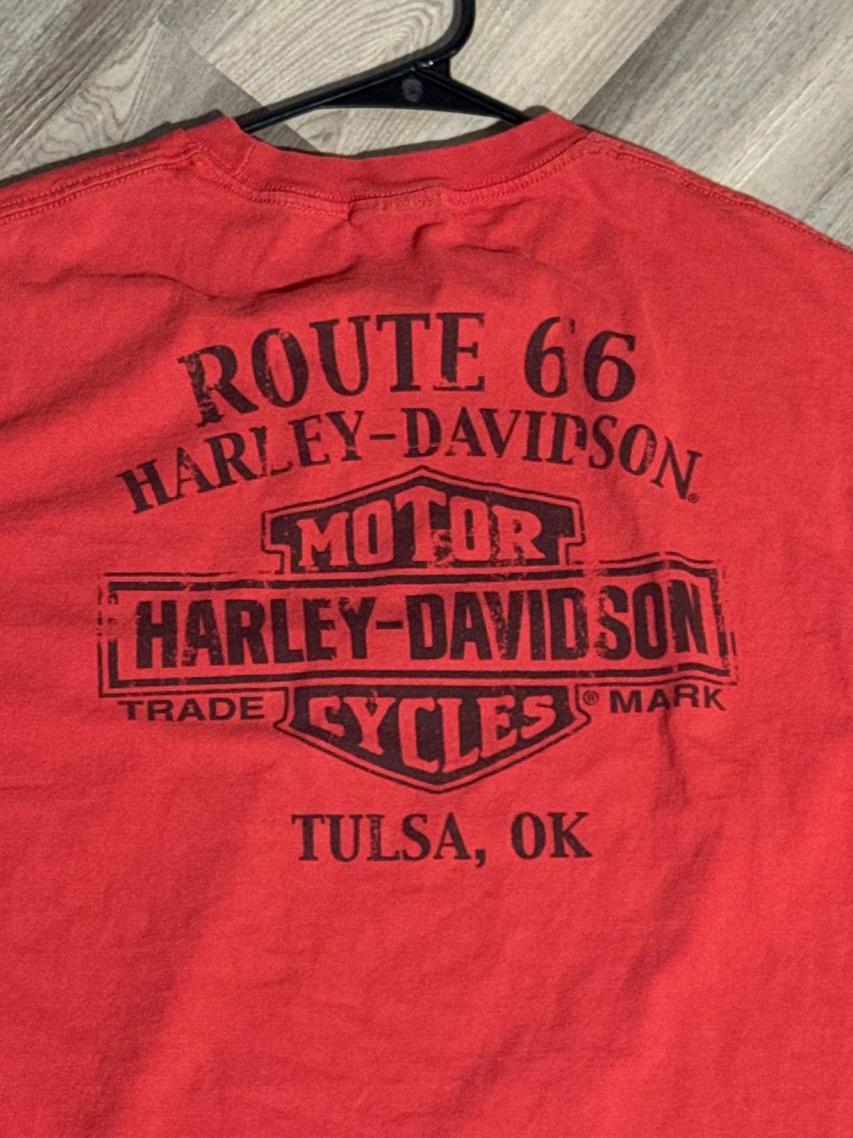 Harley Davidson Harley Tulsa Oklahoma Pocket Tee Size US L / EU 52-54 / 3 - 2 Thumbnail