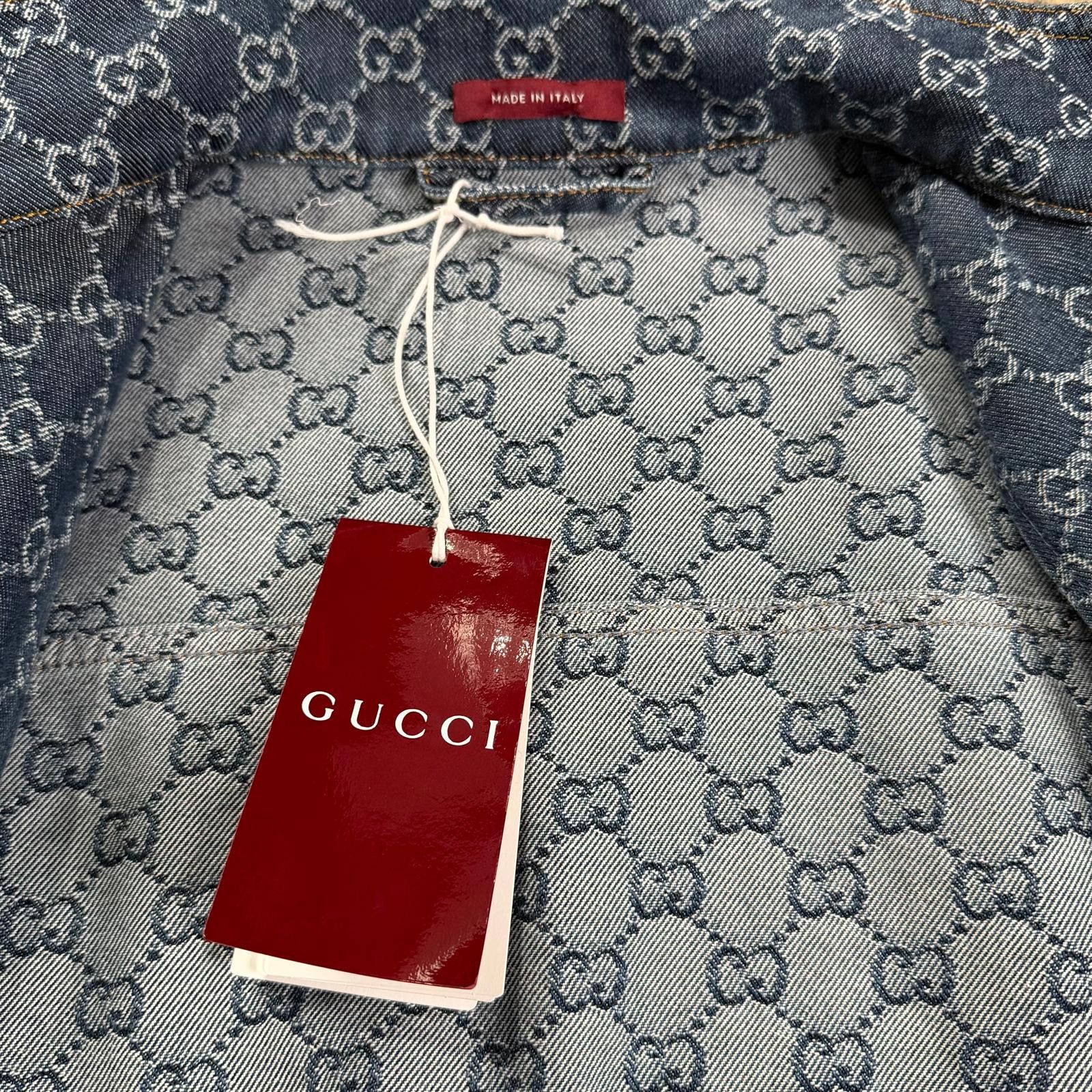 Gucci Gucci Denim Monogram Jacket Size US S / EU 44-46 / 1 - 10 Thumbnail