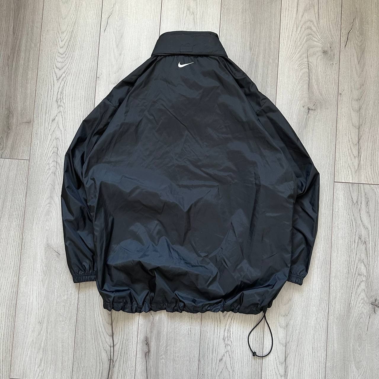 Nike × Vintage Nike y2k Vintage Swoosh Logo Nylon Track Oversize Jacket Size US XL / EU 56 / 4 - 6 Thumbnail