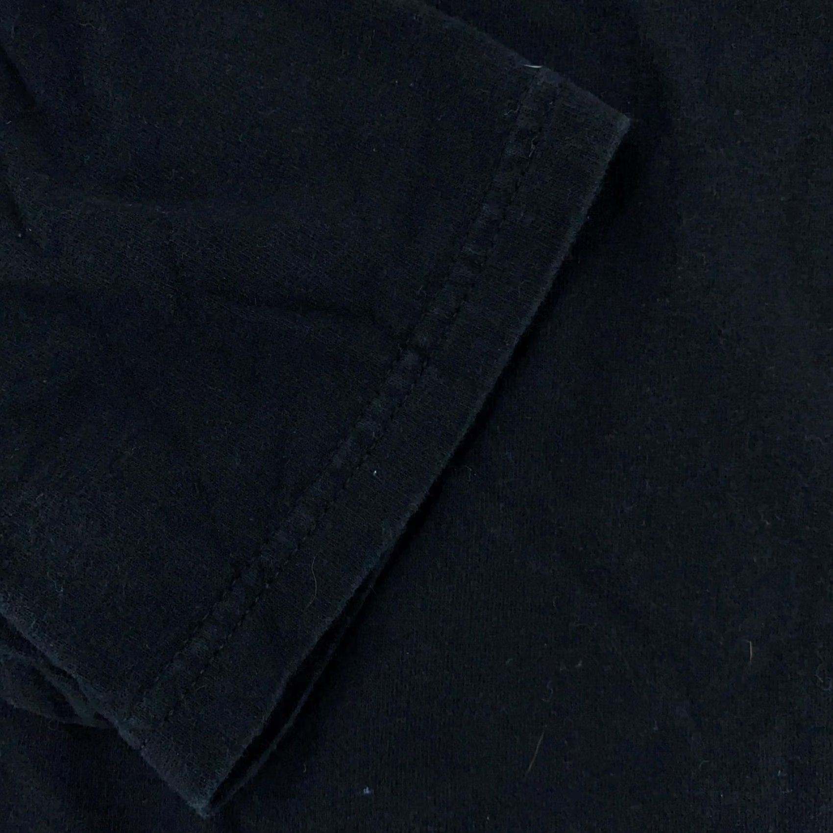 Vintage VINTAGE 90s Black Cotton Crewneck T-Shirt Mens Medium/Large Basic Tee Size US M / EU 48-50 / 2 - 3 Thumbnail