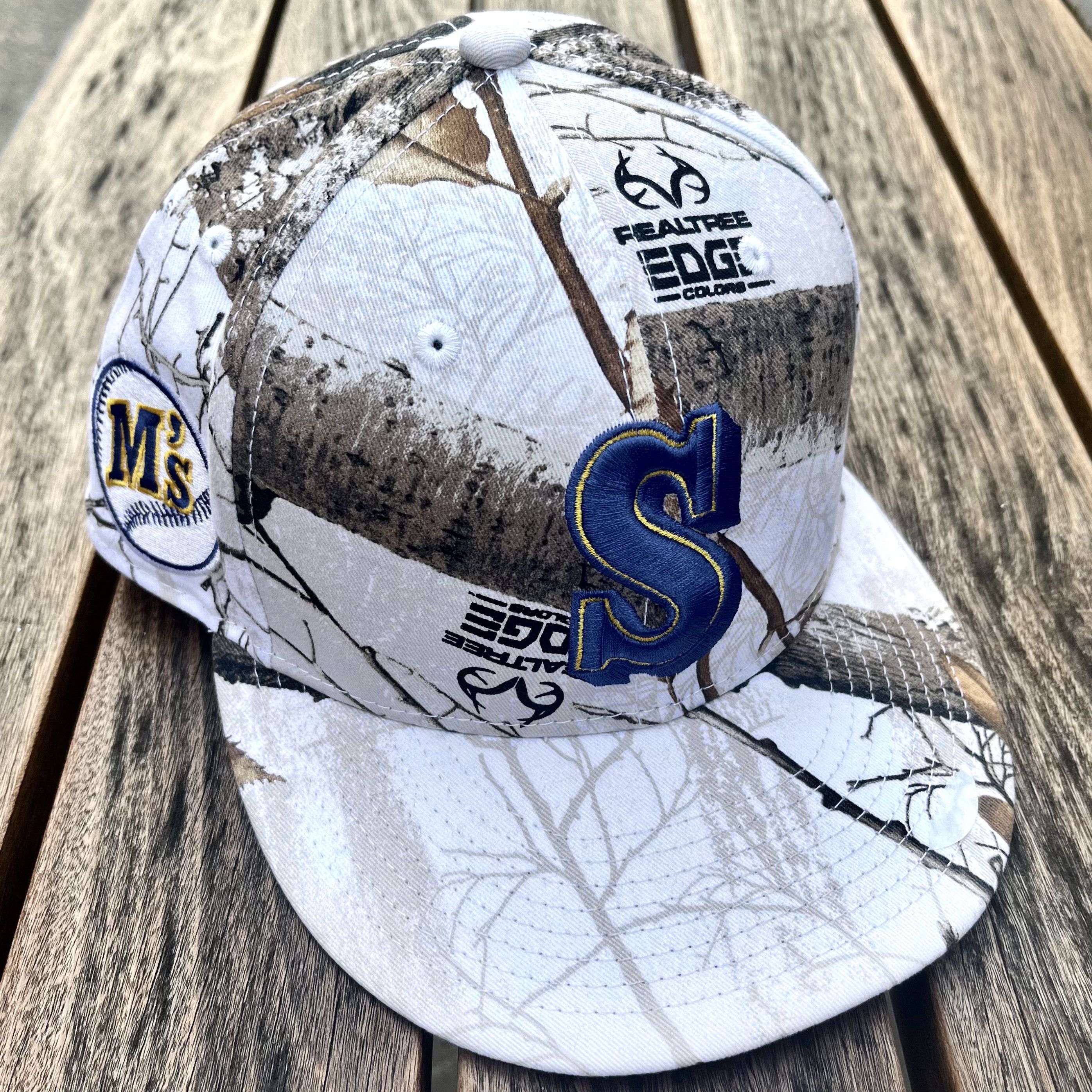 New Era Seattle Mariners Realtree Camo New Era 59FIFTY Hat 7 1/2 Size ONE SIZE - 1 Thumbnail