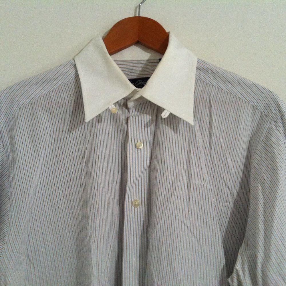 Sean John SEAN JOHN MENS COTTON DRESS SHIRT SIZE: 16.5/32-33 Size US L / EU 52-54 / 3 - 3 Thumbnail