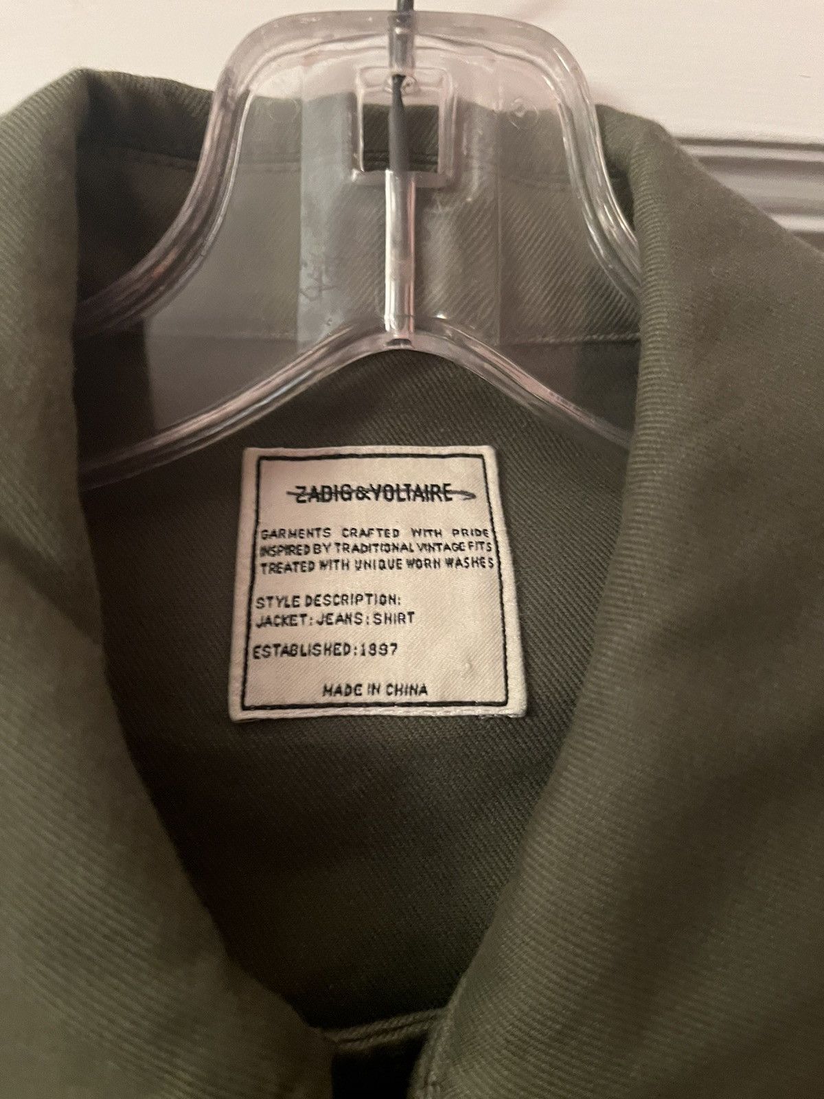 Zadig & Voltaire Zadig & Voltaire Military Jacket | Grailed