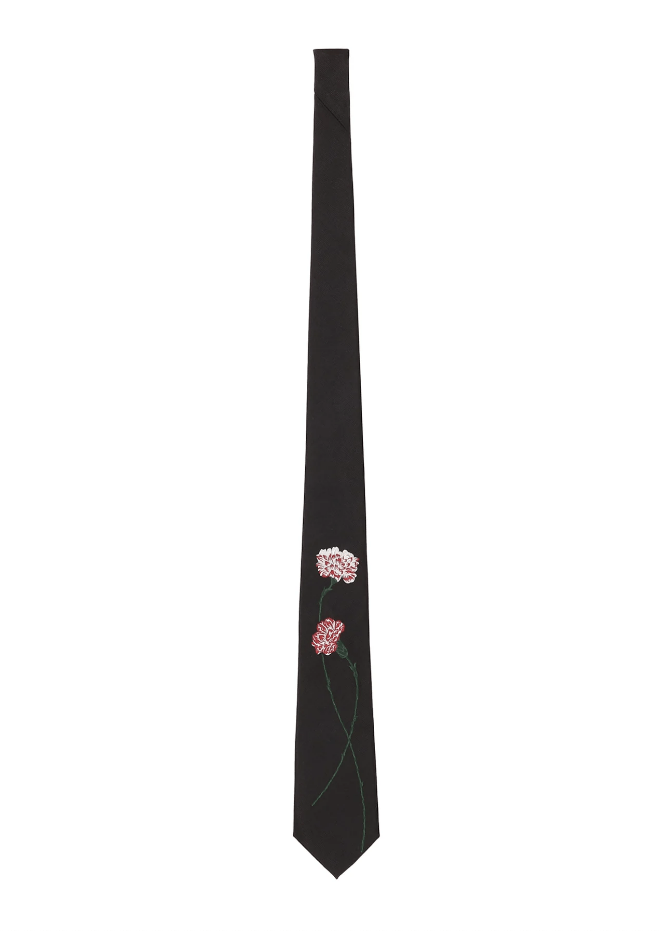Yohji Yamamoto Yohji Yamamoto HOMME - FLORAL PATTERN DERBY TIE Size ONE SIZE - 4 Thumbnail
