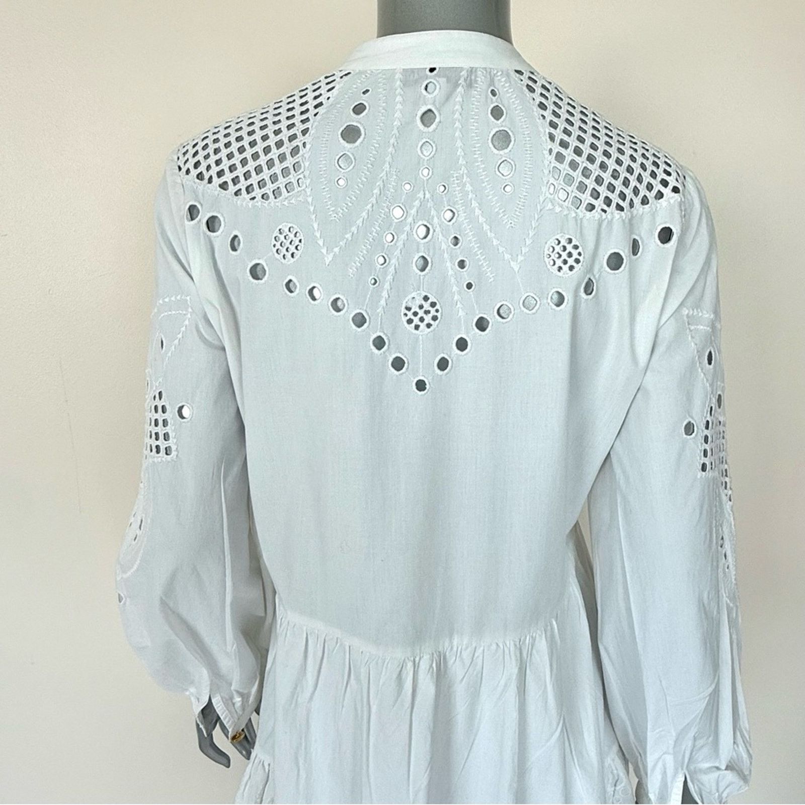 Veronica Beard Veronica Beard women white cotton layette dress size 4US Size S / US 4 / IT 40 - 6 Thumbnail