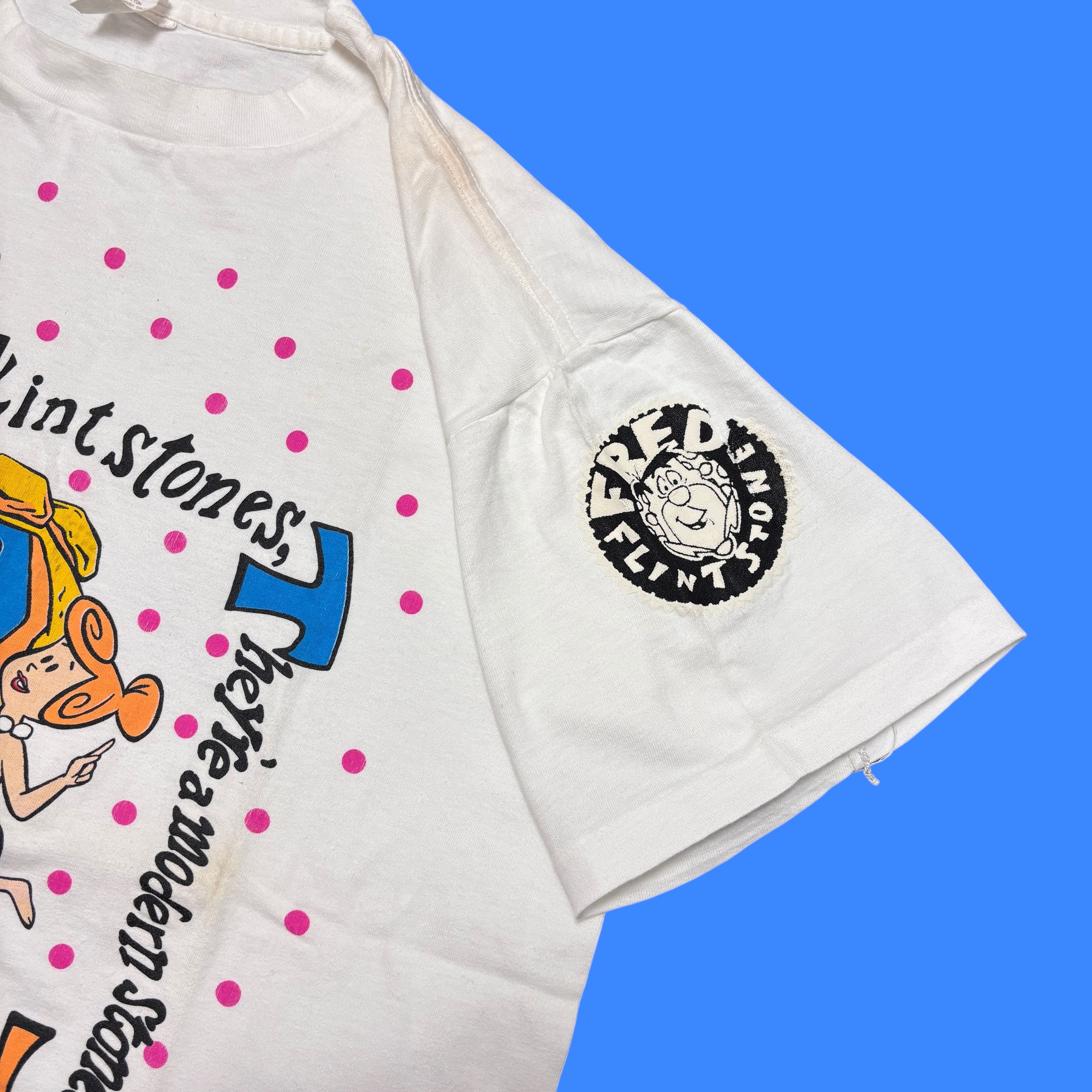 Cartoon Network × Vintage Vintage Flintstones Shirt 90s Single Stitch Cartoon Size US L / EU 52-54 / 3 - 8 Thumbnail