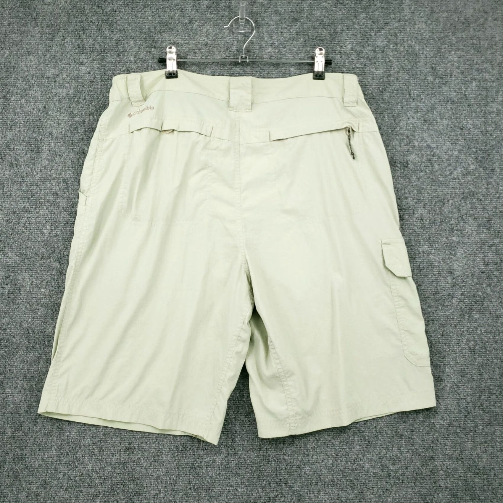 Vintage Columbia Shorts Mens M Medium Green Battle Ridge Cargo Nylon Omni Shade Hiking Size US 31 - 2 Thumbnail