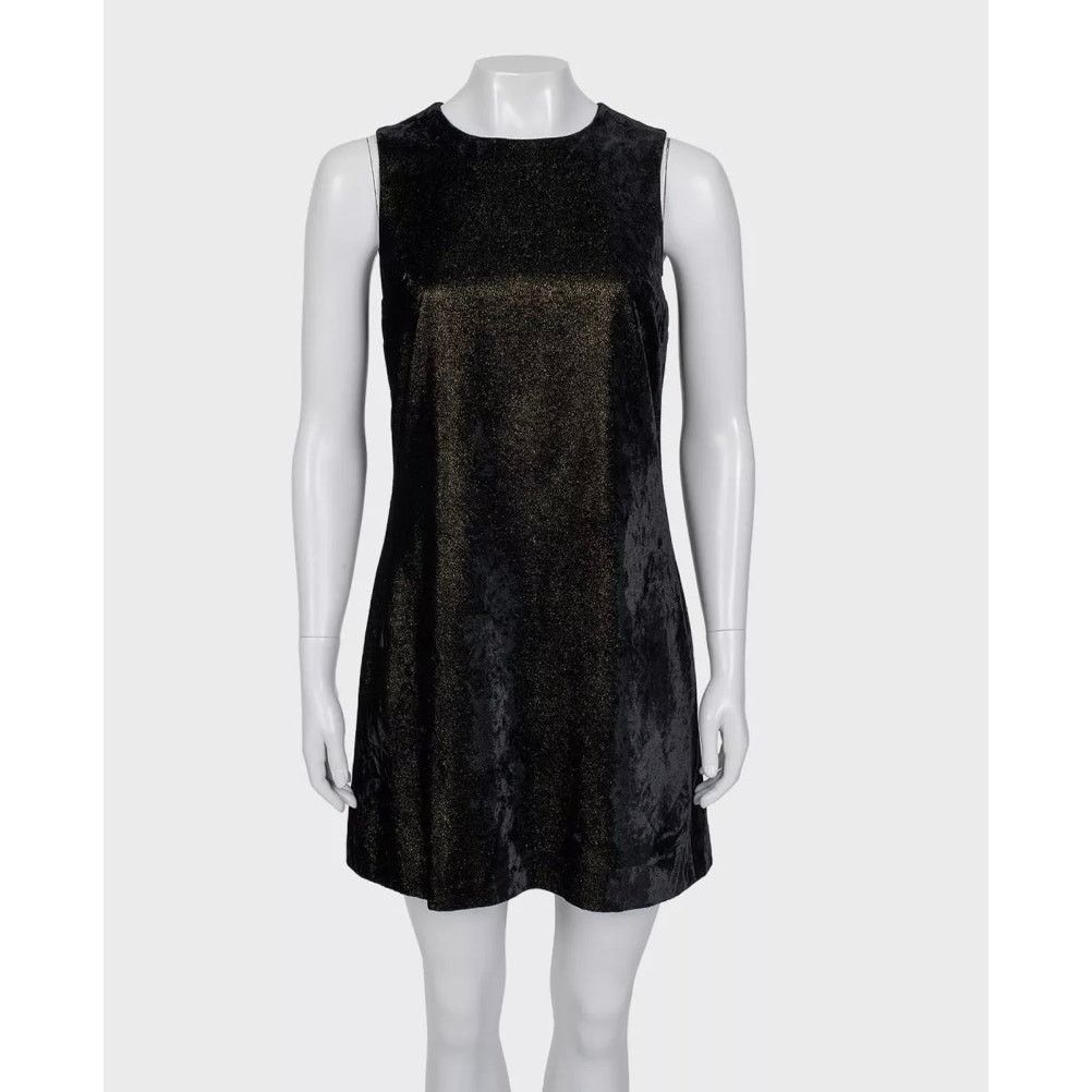 90s versace black dress Gianni Versace Vintage 1990s Sheer Black Evening Dress w High Slit – Modig