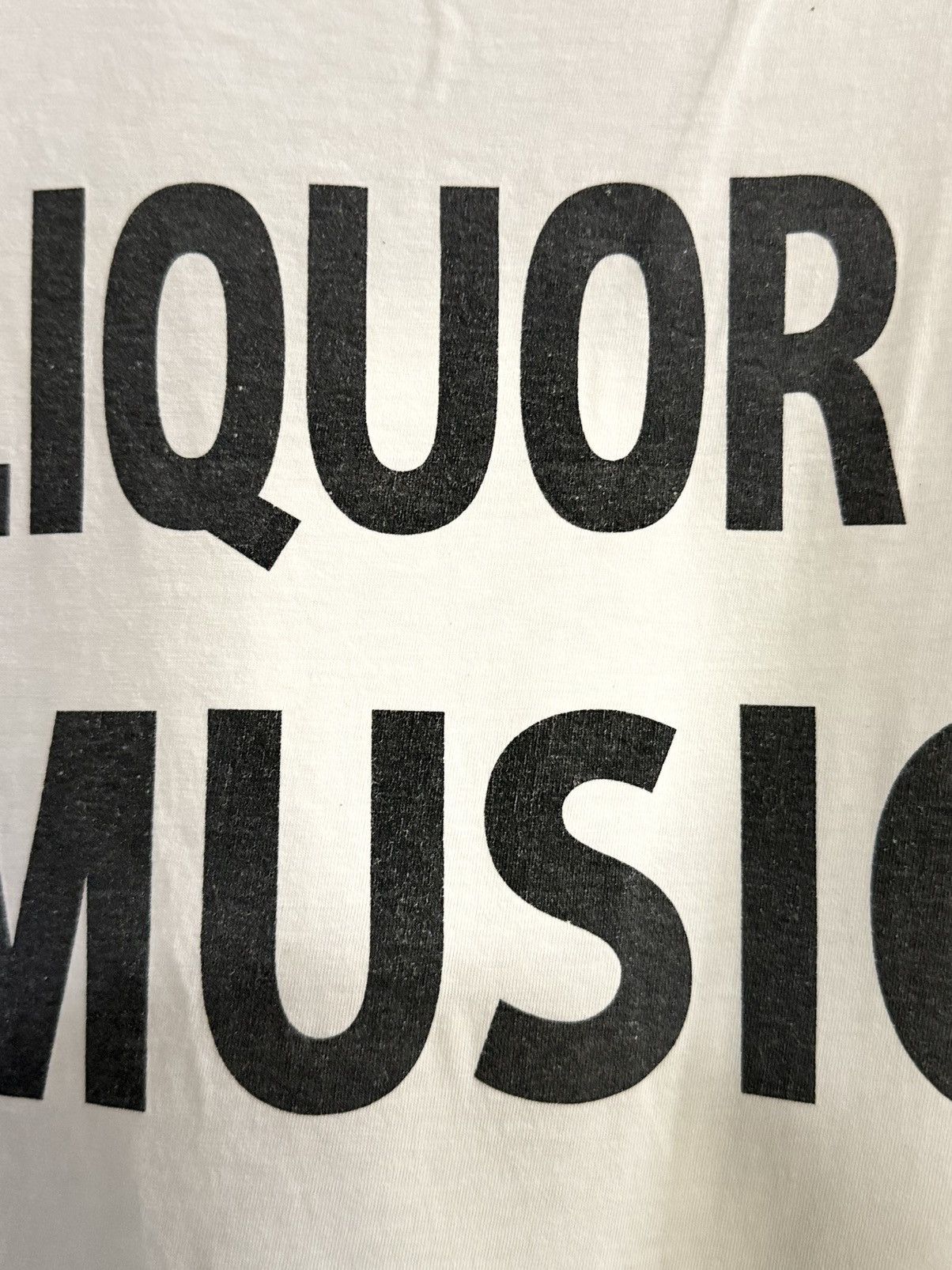 Number (N)ine Vintage Number Nine Liquor & Music Faded Japan Tee Size US M / EU 48-50 / 2 - 3 Thumbnail
