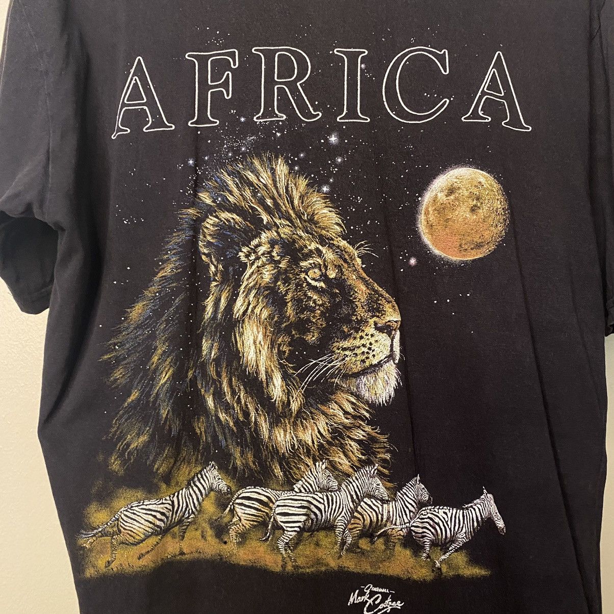 The Mountain × Vintage The Africa The Mountain Printed Tshirt Size US M / EU 48-50 / 2 - 2 Thumbnail