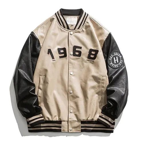 Other Motorcycle Baseball Leather Jacket Size US L / EU 52-54 / 3 - 2 Thumbnail