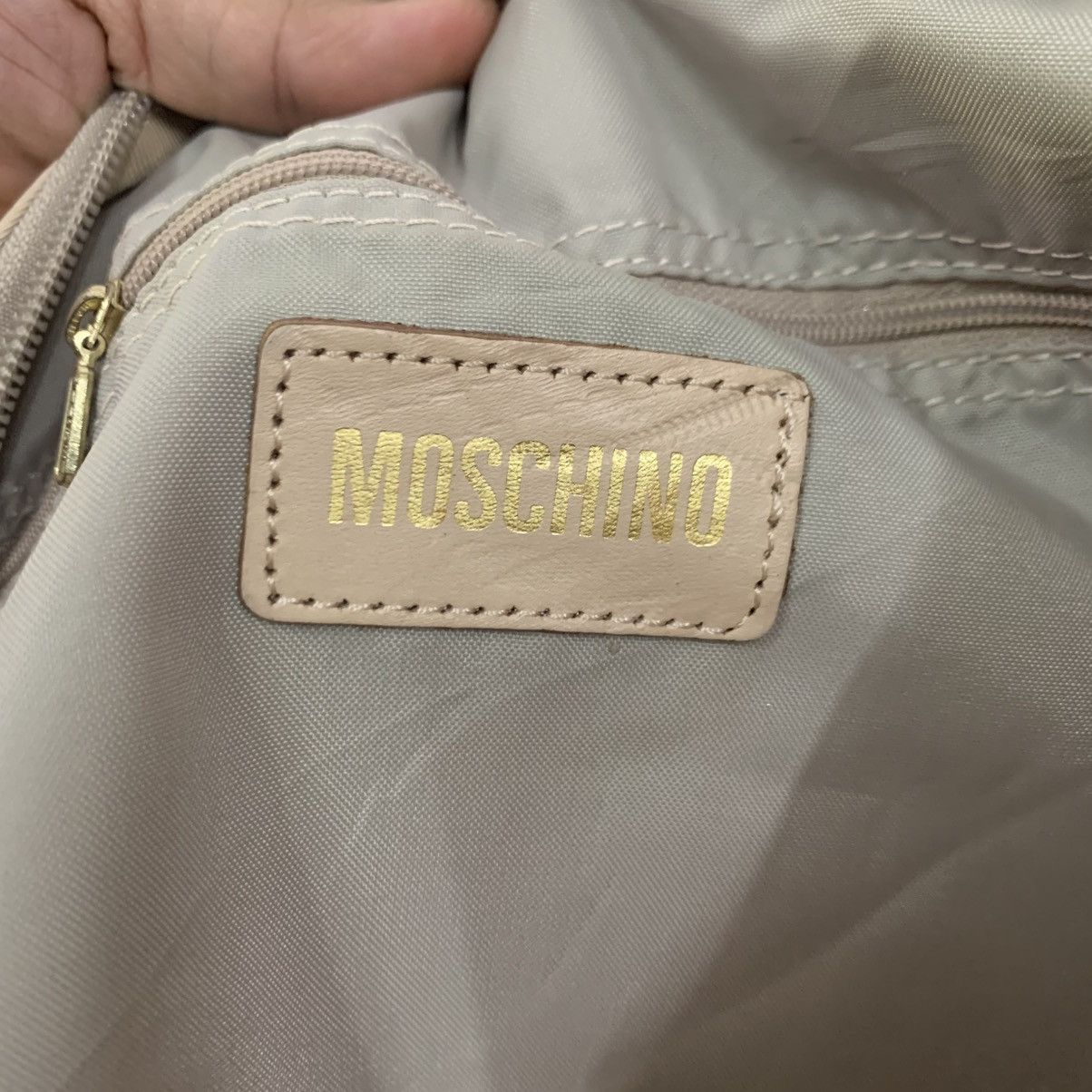 Moschino Moschino Canvas Shoulder Tote Bag Size ONE SIZE - 10 Thumbnail
