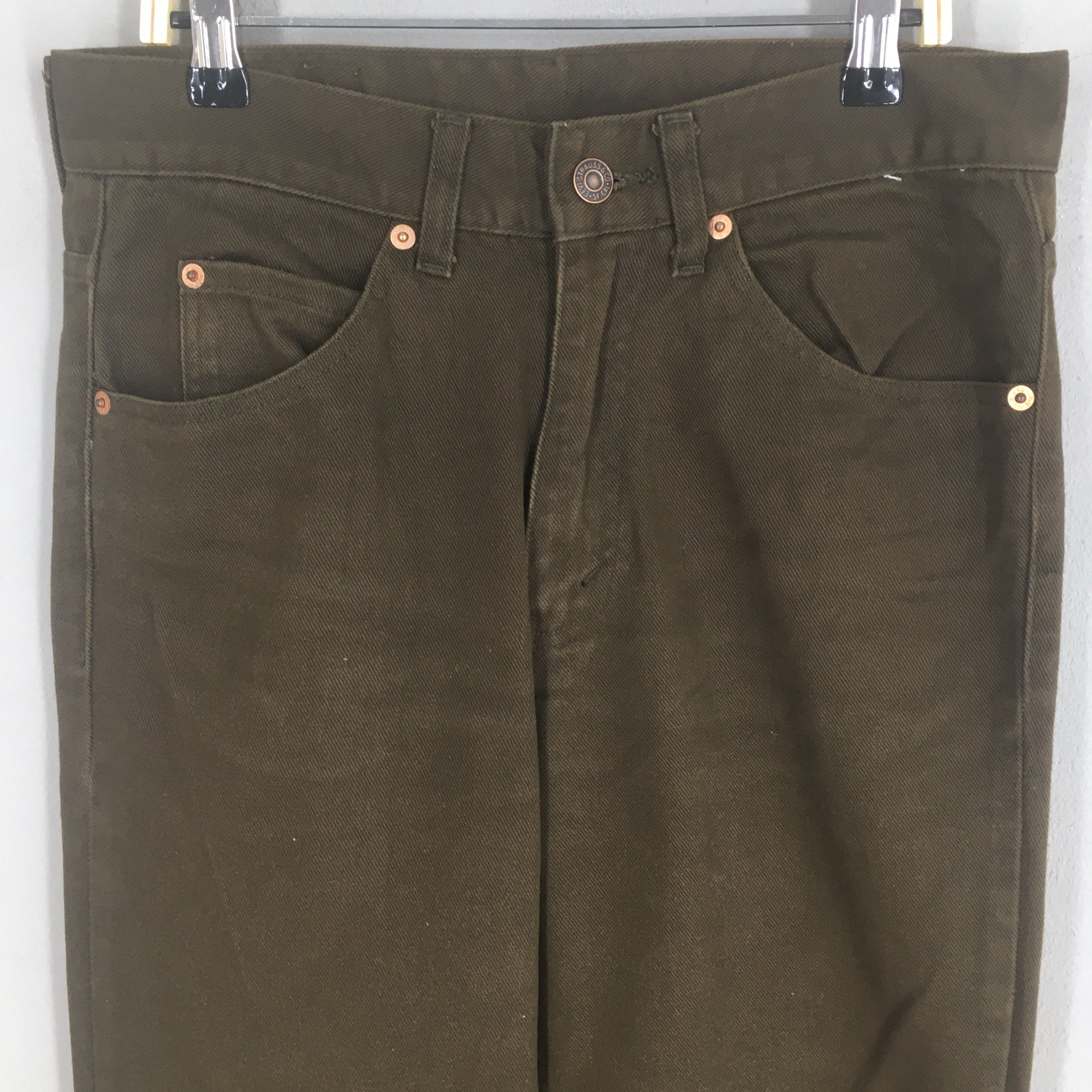 Levi's Size 29x29.5 Vintage 90s Levi's 517 Flared Jeans S2007 Size US 29 - 2 Thumbnail