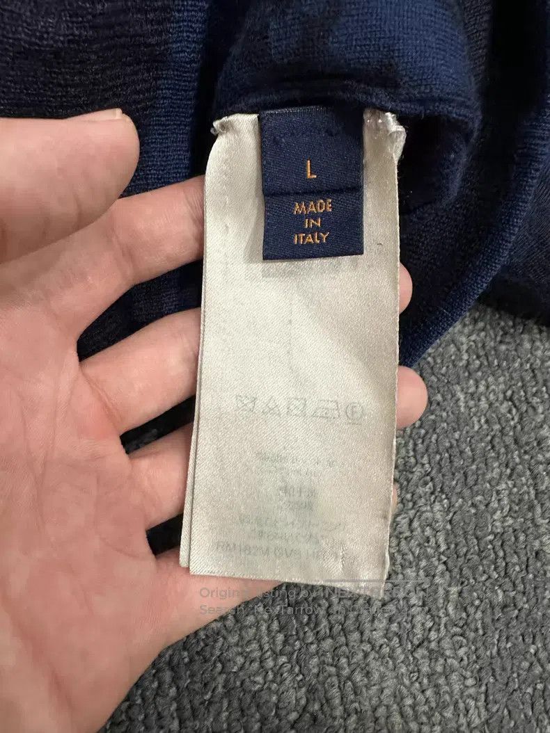 Louis Vuitton Louis Vuitton Long Sleeve Sweatshirt with Printed Wool and Size US L / EU 52-54 / 3 - 5 Thumbnail