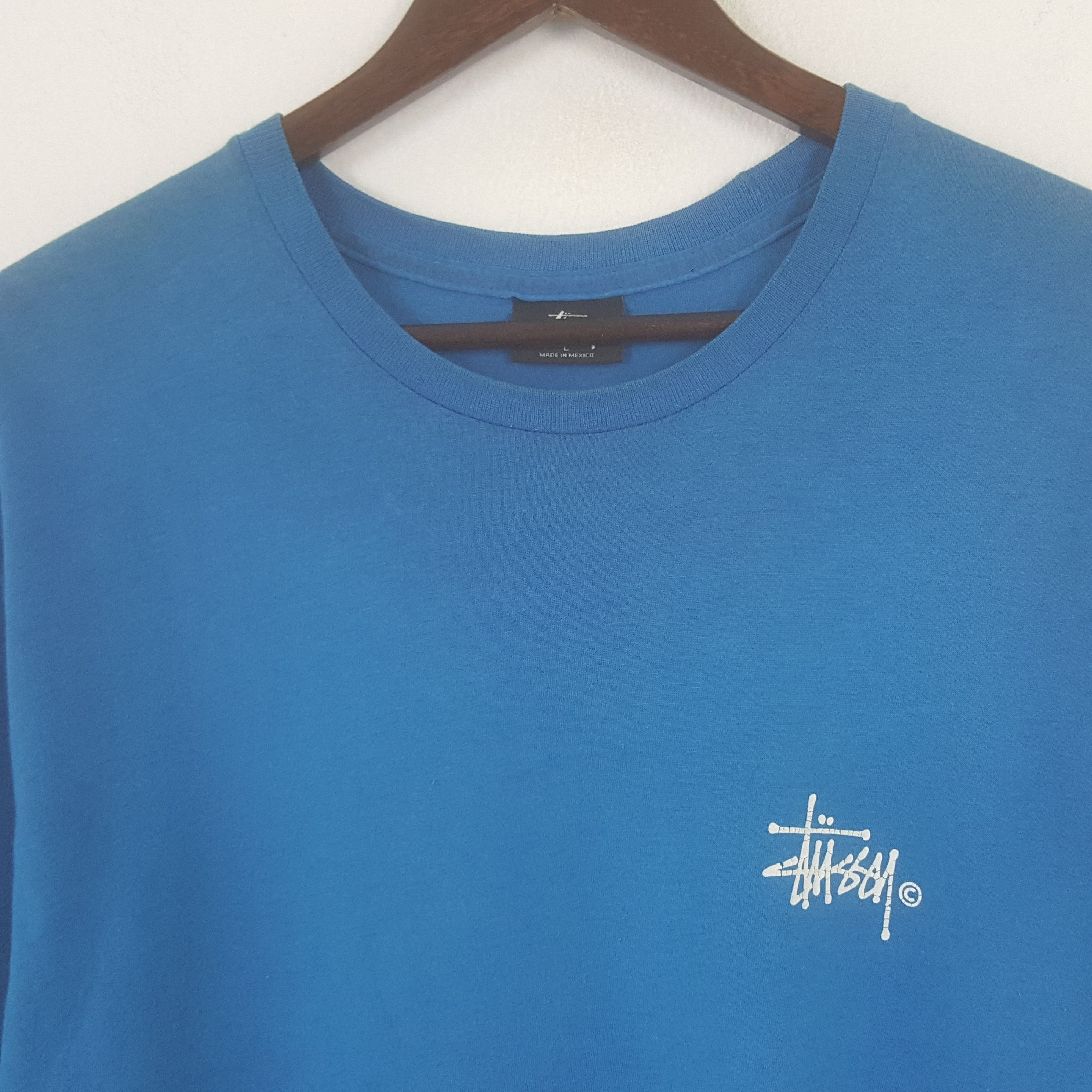 Stussy × Vintage Vintage Stussy Big Logo Tshirt Size US L / EU 52-54 / 3 - 4 Thumbnail