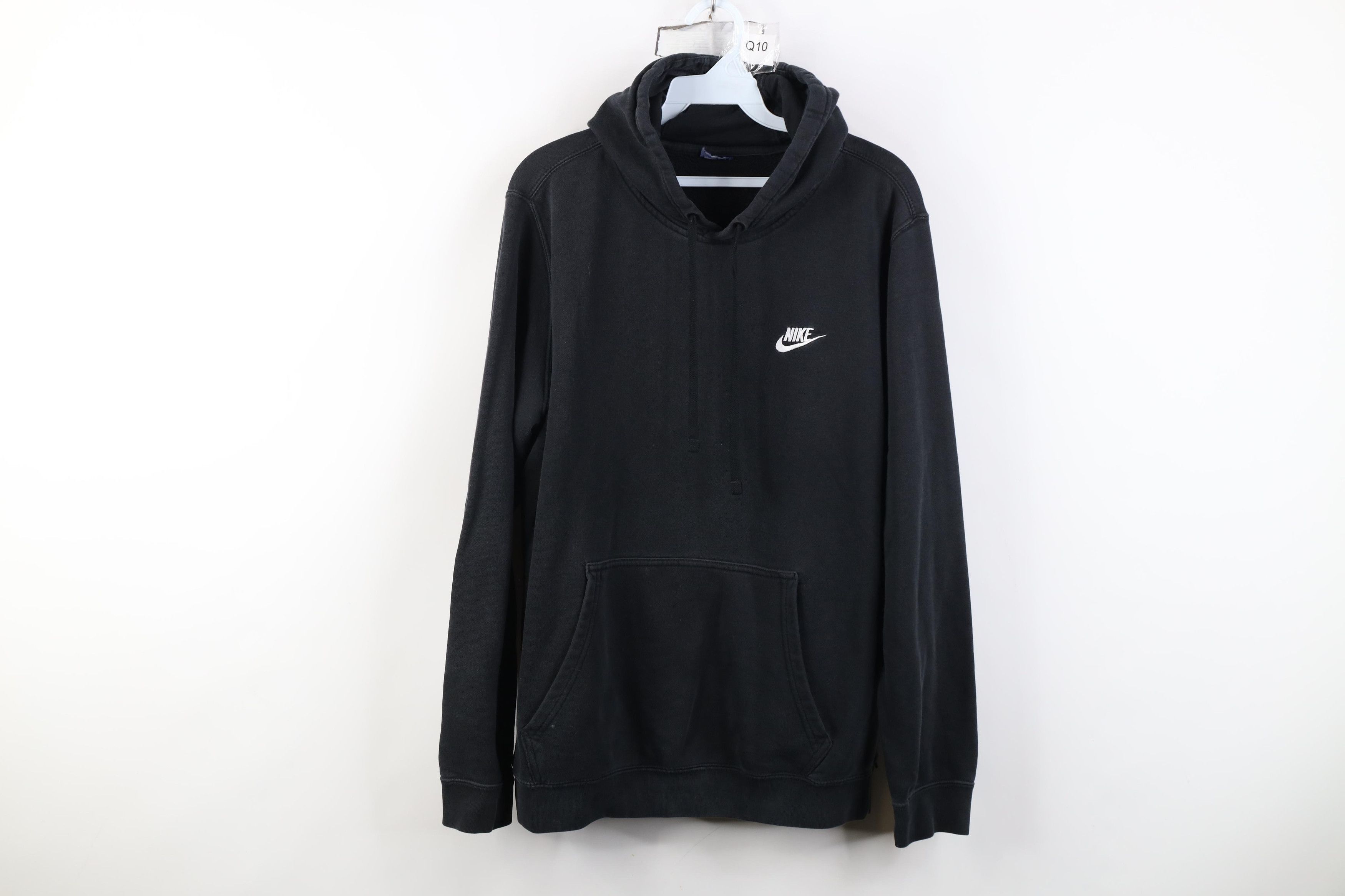 Nike Vintage Y2K Nike Scott Mini Swoosh Hoodie Sweatshirt Black Size US M / EU 48-50 / 2 - 1 Thumbnail
