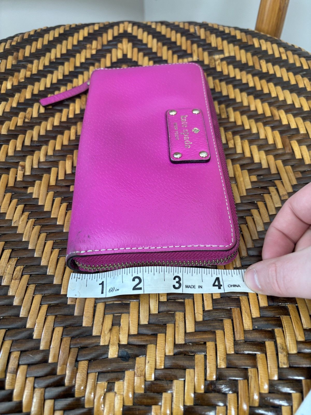 Kate Spade Kate Spade New York Continental Hot Pink Full Zip Wallet Size ONE SIZE - 8 Thumbnail