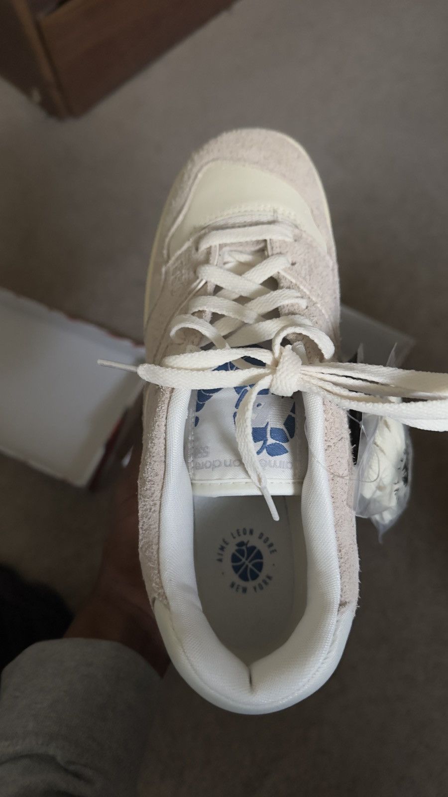 Aime Leon Dore × New Balance New balance x ALD 550 off white colorway Size US 9 / EU 42 - 2 Thumbnail