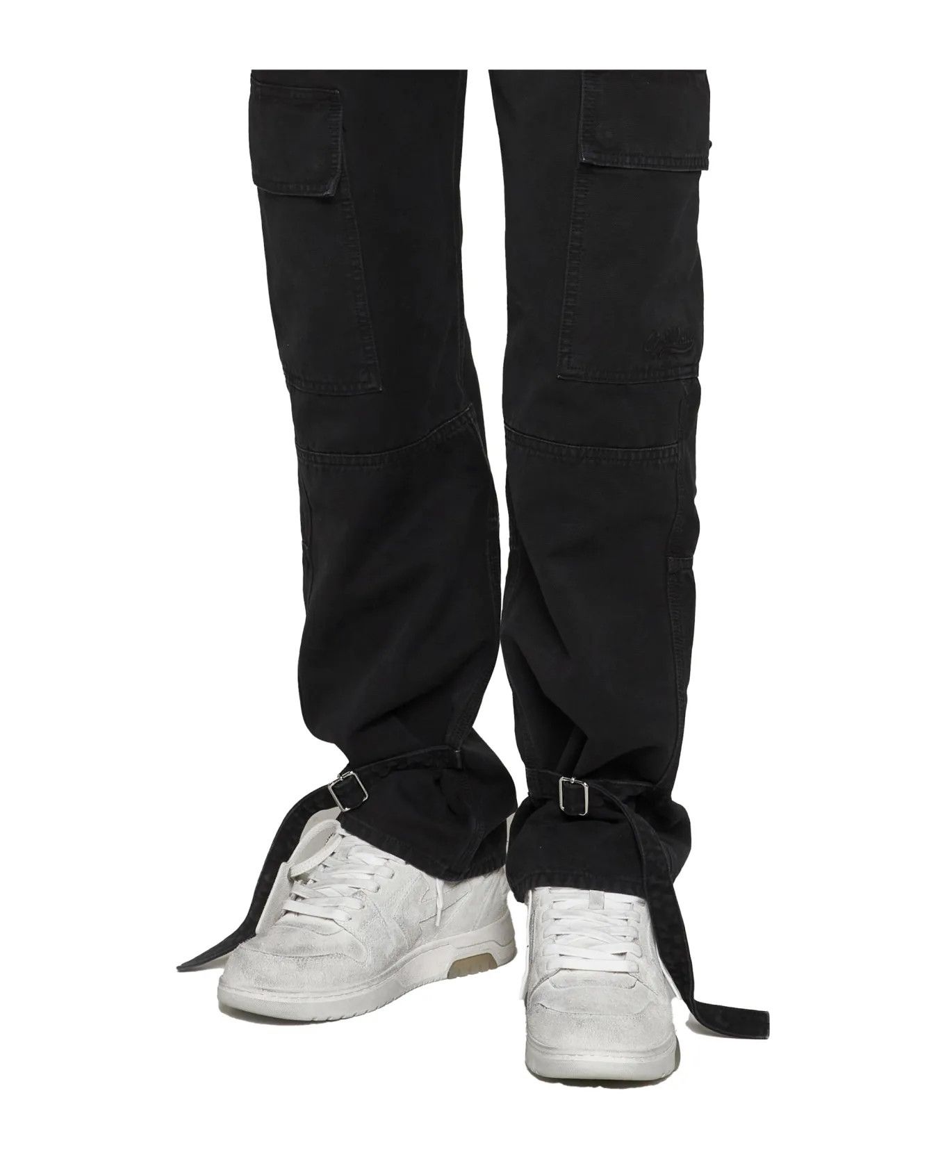 Off-White o1y0225 Cargo Pant in Black Size US 30 / EU 46 - 3 Thumbnail