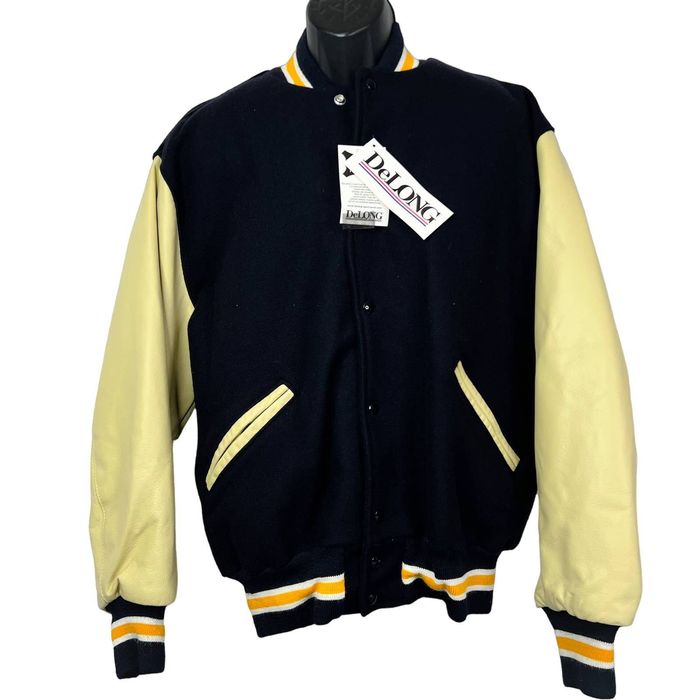 Delong Vintage DeLong Sz. XL Varsity Letterman Jacket | Grailed