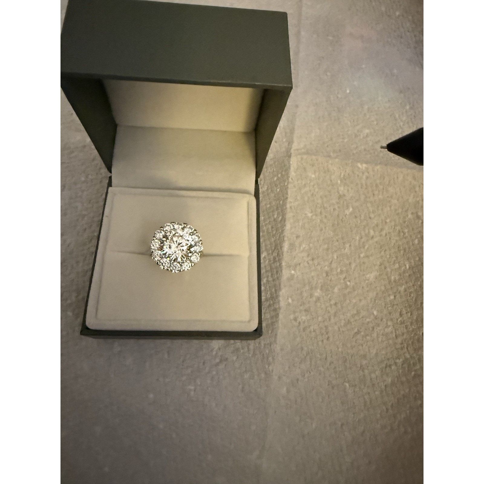 Other Lovely Moissanite 925S Silver Engagement Ring OneSize 5CTW Size ONE SIZE - 9 Thumbnail