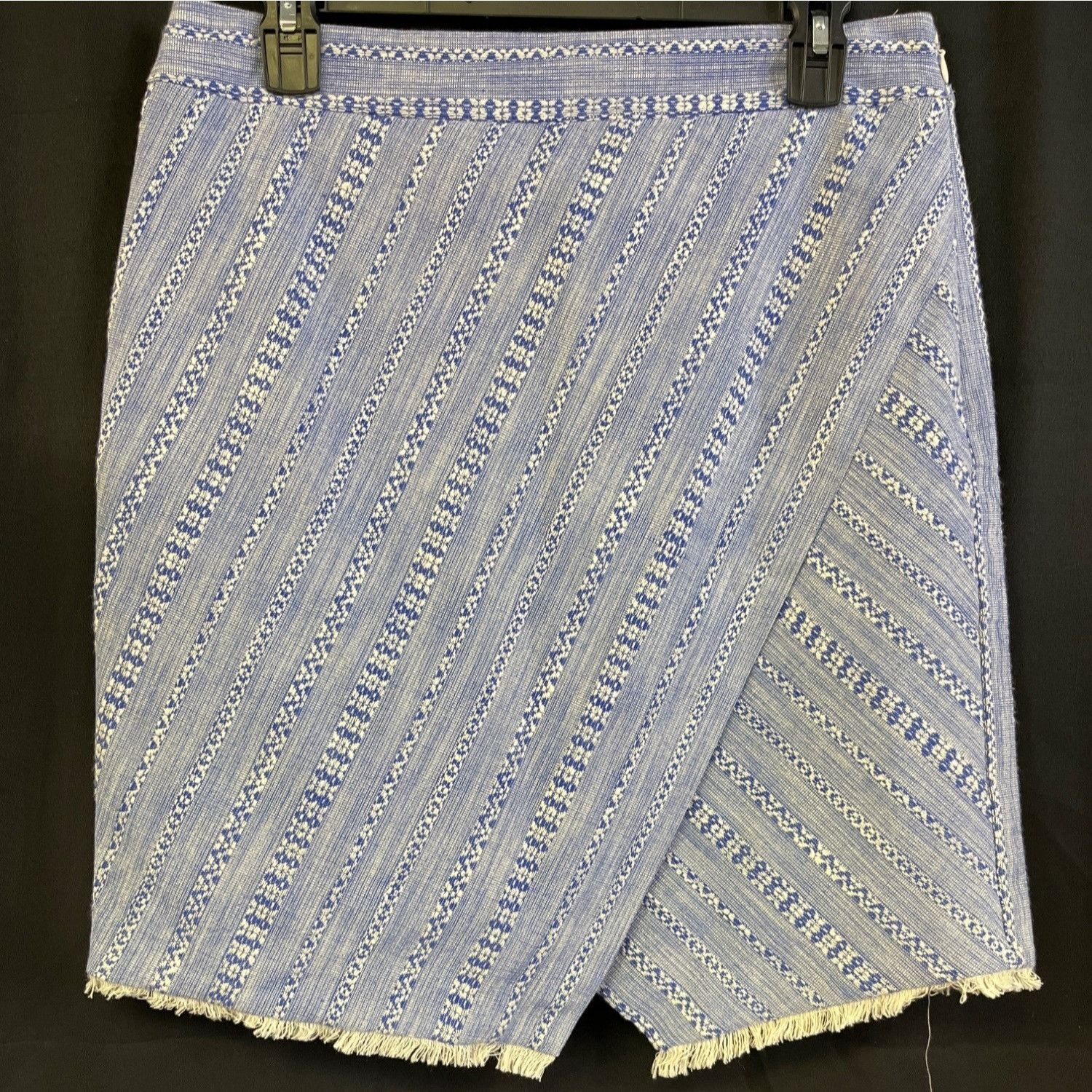 Loft Loft Women's Blue Tweed Wrap Skirt/Mini Sz 8 SKU 4260 Size 30" / US 8 / IT 44 - 1 Thumbnail