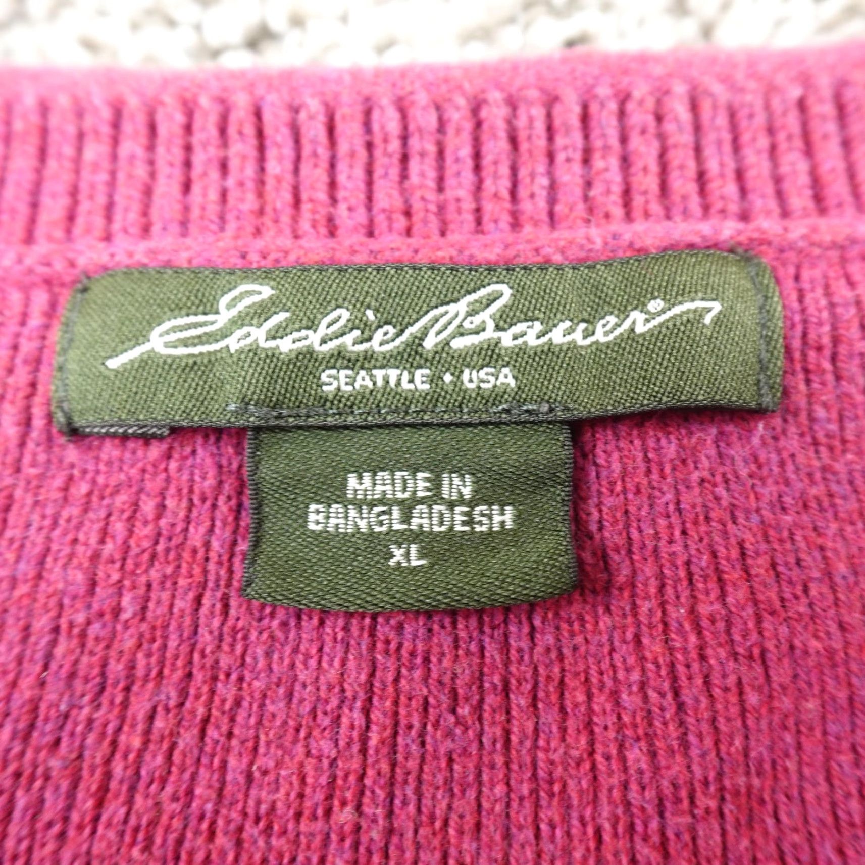 Eddie Bauer Eddie Bauer Sweater Womens XL Purple Red Rollneck Knit Pullover Outdoor Hiking Size XL / US 12-14 / IT 48-50 - 4 Thumbnail