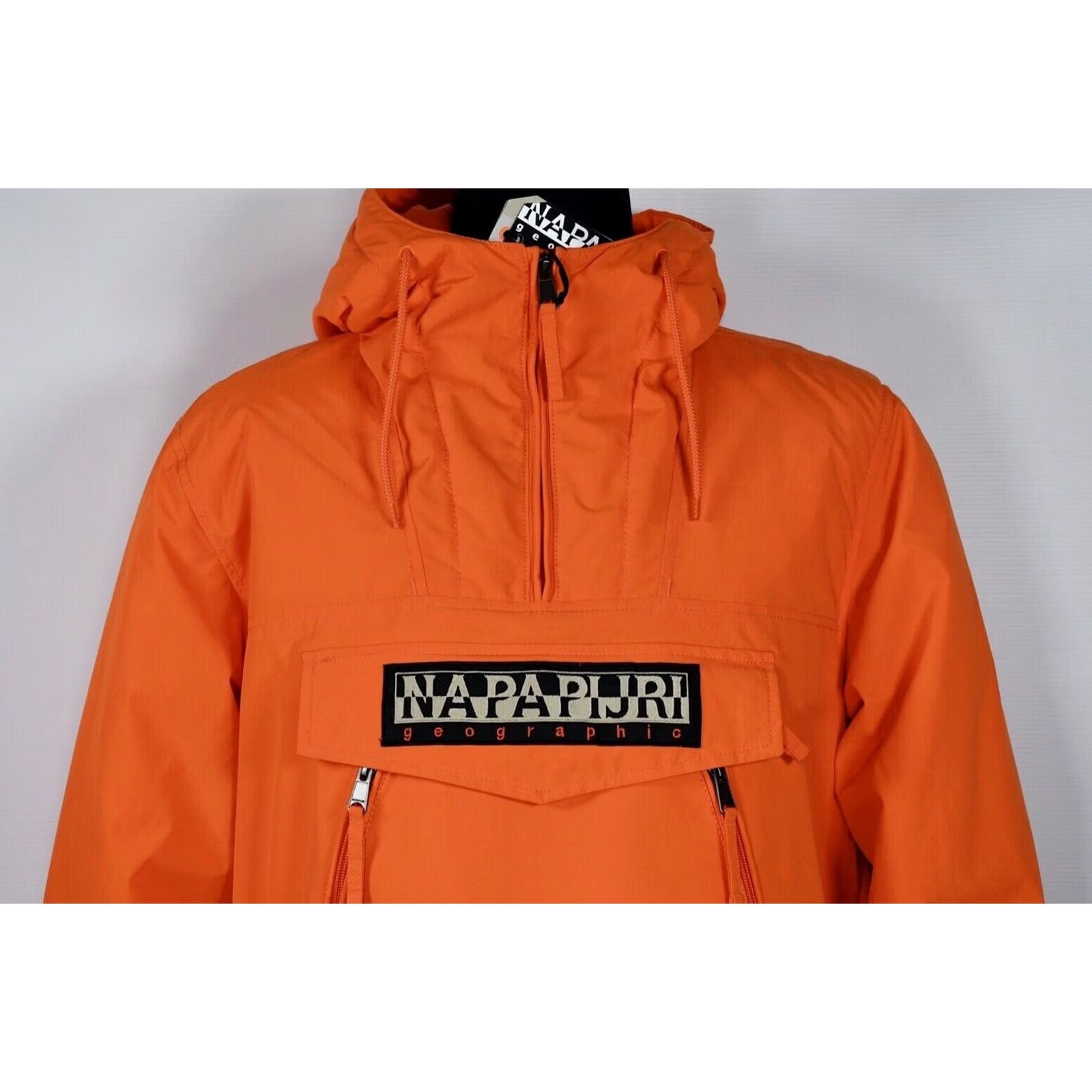 Napapijri Napapijri Rainforest Long Jacket Mens M Orange 100% Polyamide Logo Casual Coat Winter Parka Size US M / EU 48-50 / 2 - 2 Thumbnail