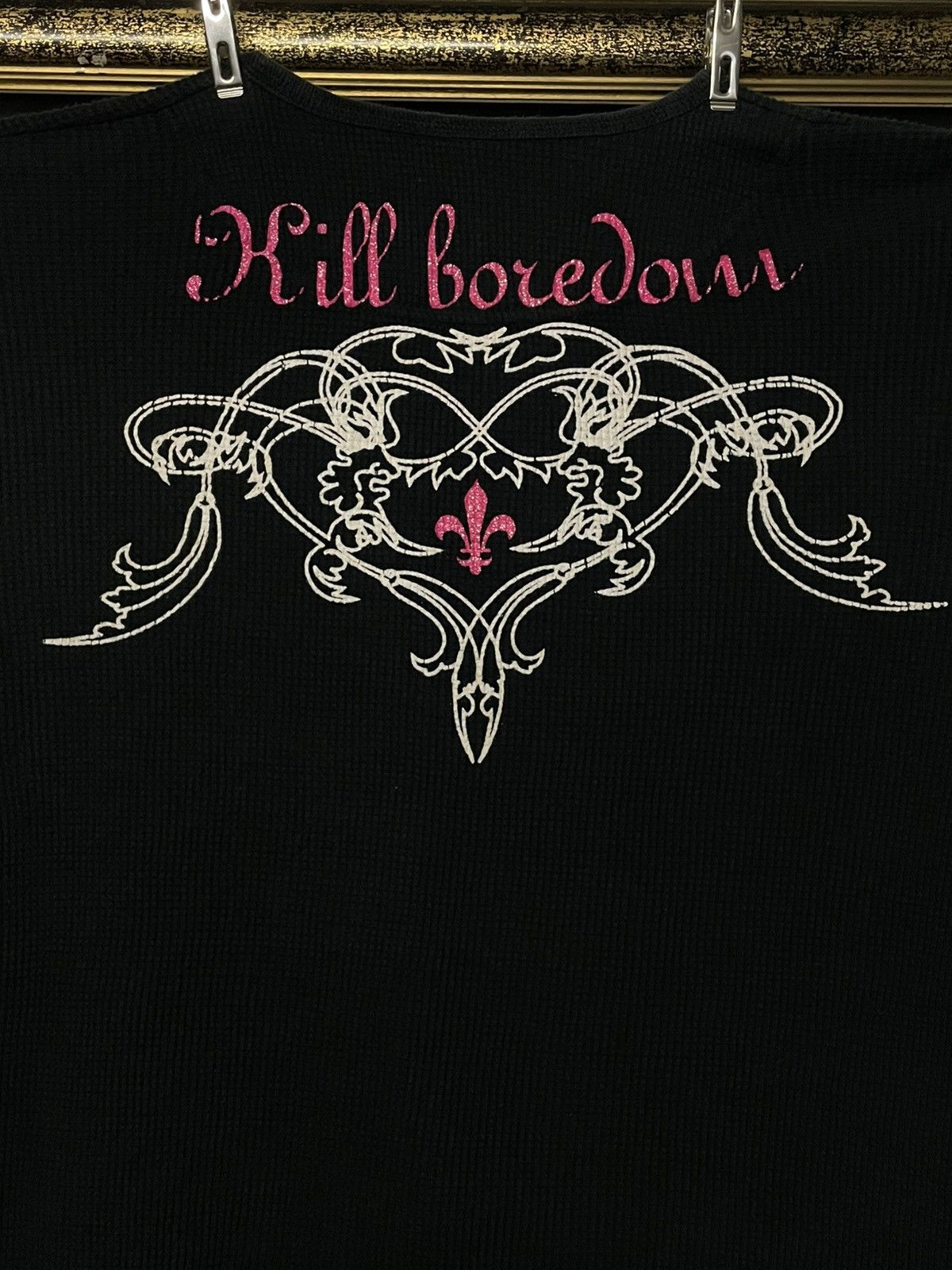 Designer × Japanese Brand × Vintage Vintage 90s Designer Japan Gotcha Kill Boredom Fleur Tshirt Size US S / EU 44-46 / 1 - 8 Thumbnail