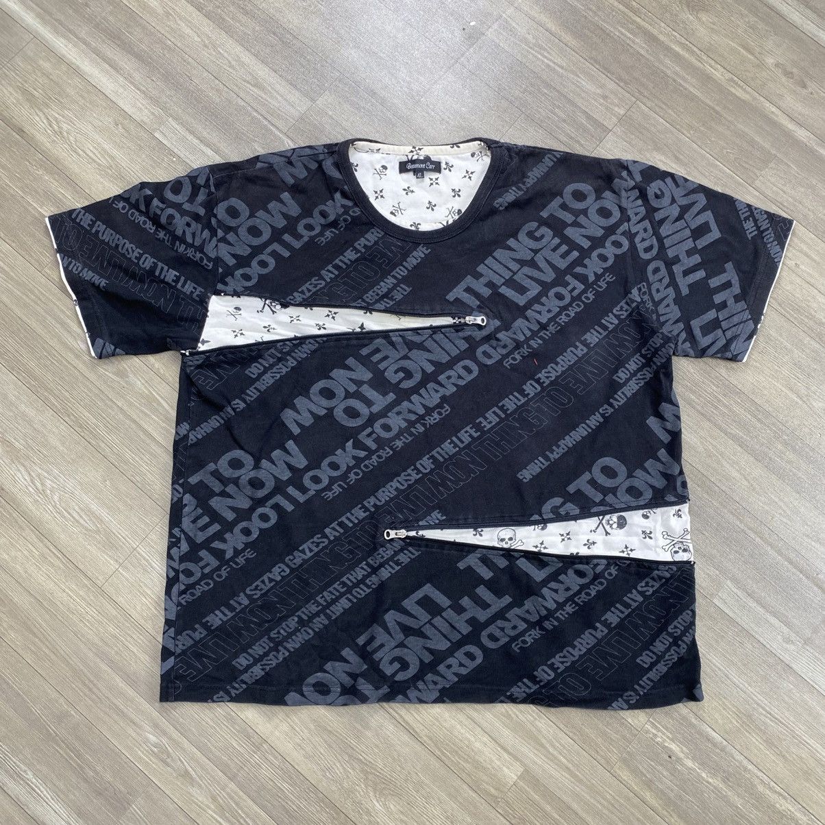 Beauty Beast 🔥Sick Beaumont Carr Poem Multizipper Lgb Style Grunge Tee Size US XL / EU 56 / 4 - 1 Thumbnail
