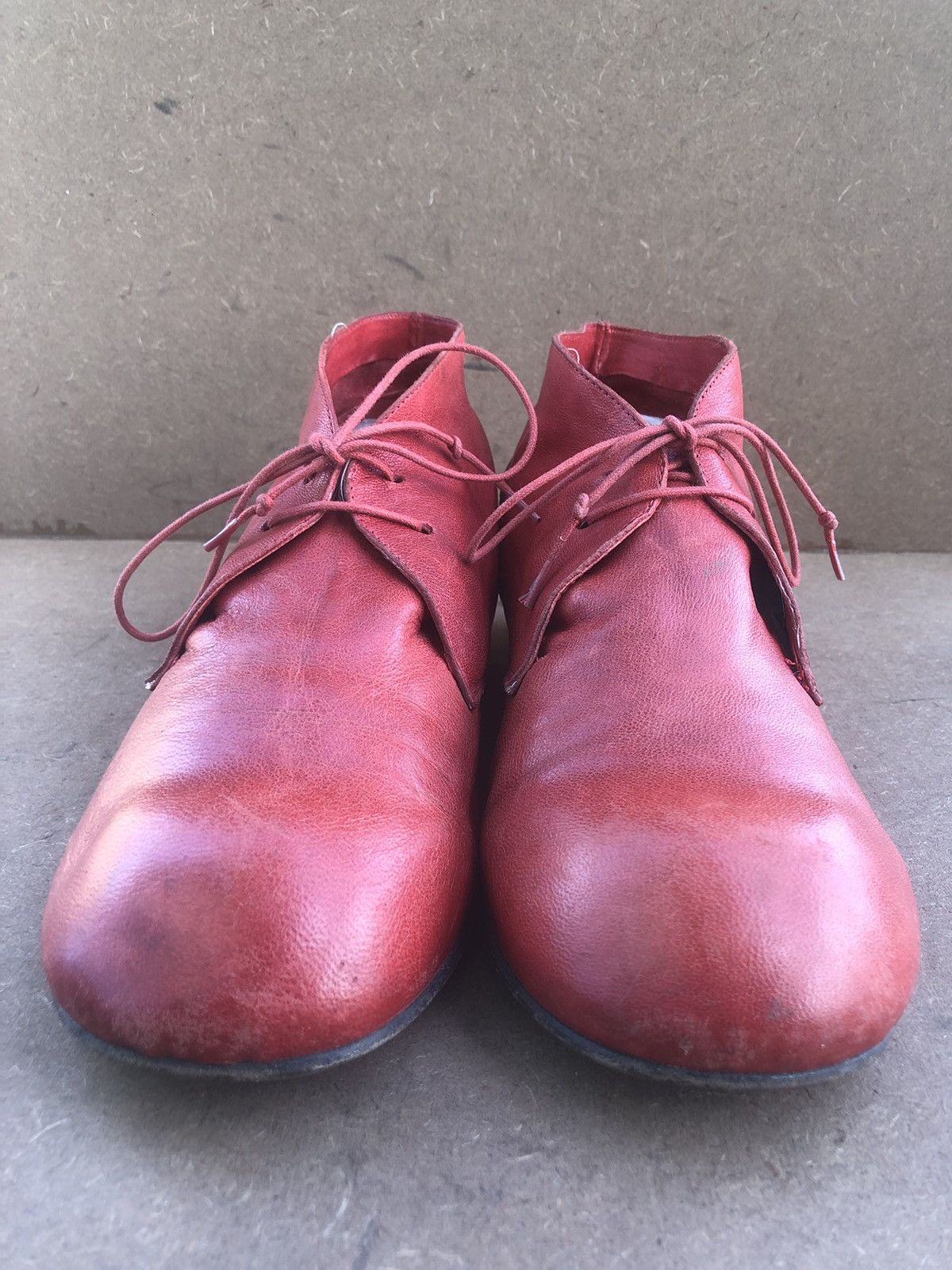 Rundholz Rundholz Red Calfskin Leather Women’s Shoes Size 37 Size US 7 / IT 37 - 3 Thumbnail