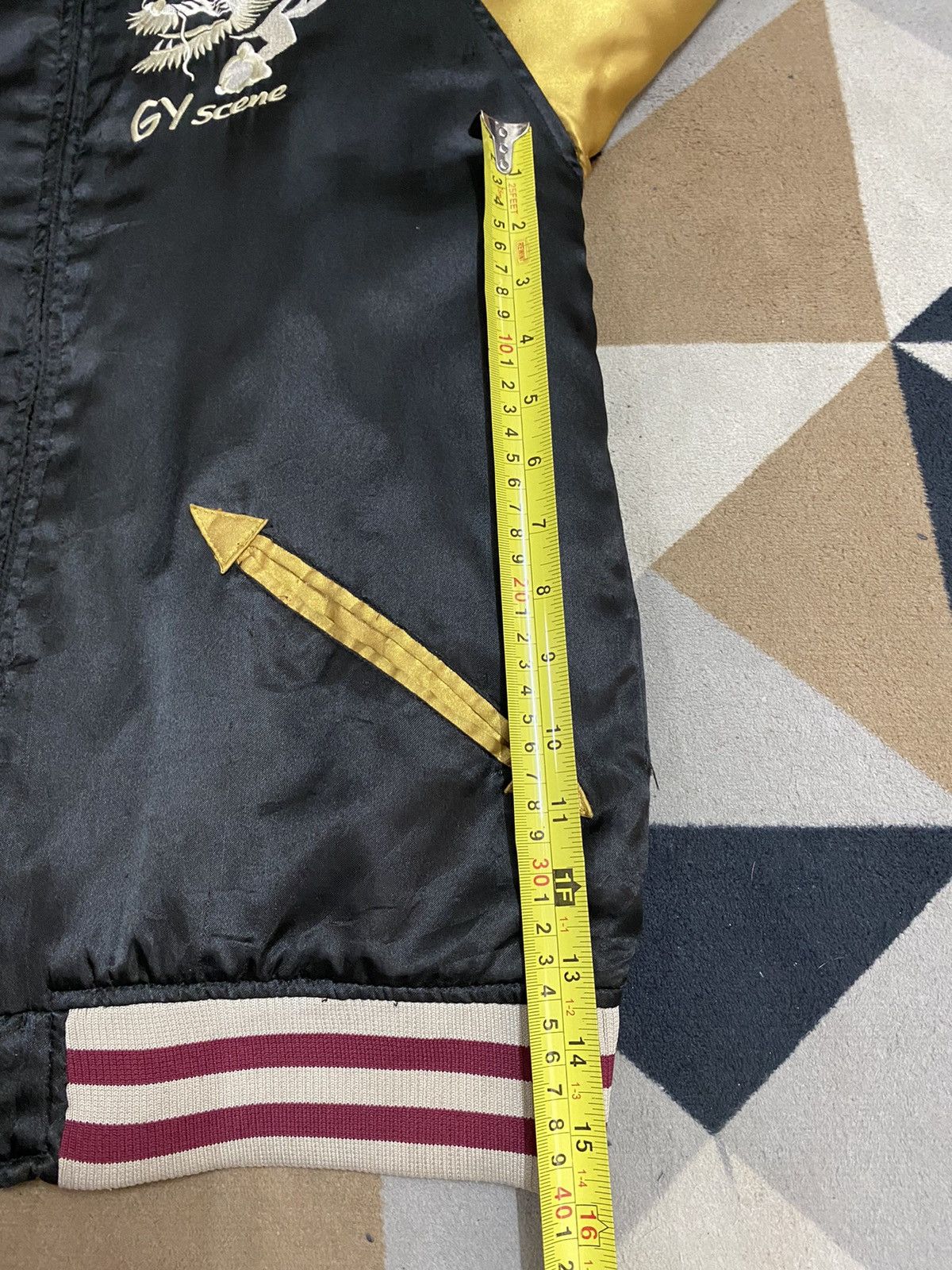 Japanese Brand Sukajan Gy Scene Dragon Size US S / EU 44-46 / 1 - 13 Thumbnail