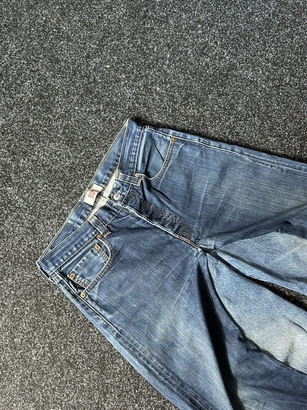 If Six Was Nine × Levi's 🚨GRAIL CUSTOM DENIM JEANS 2in1 ULTRA BAGGY Y2K JAPANESE STYL Size US 32 / EU 48 - 4 Thumbnail