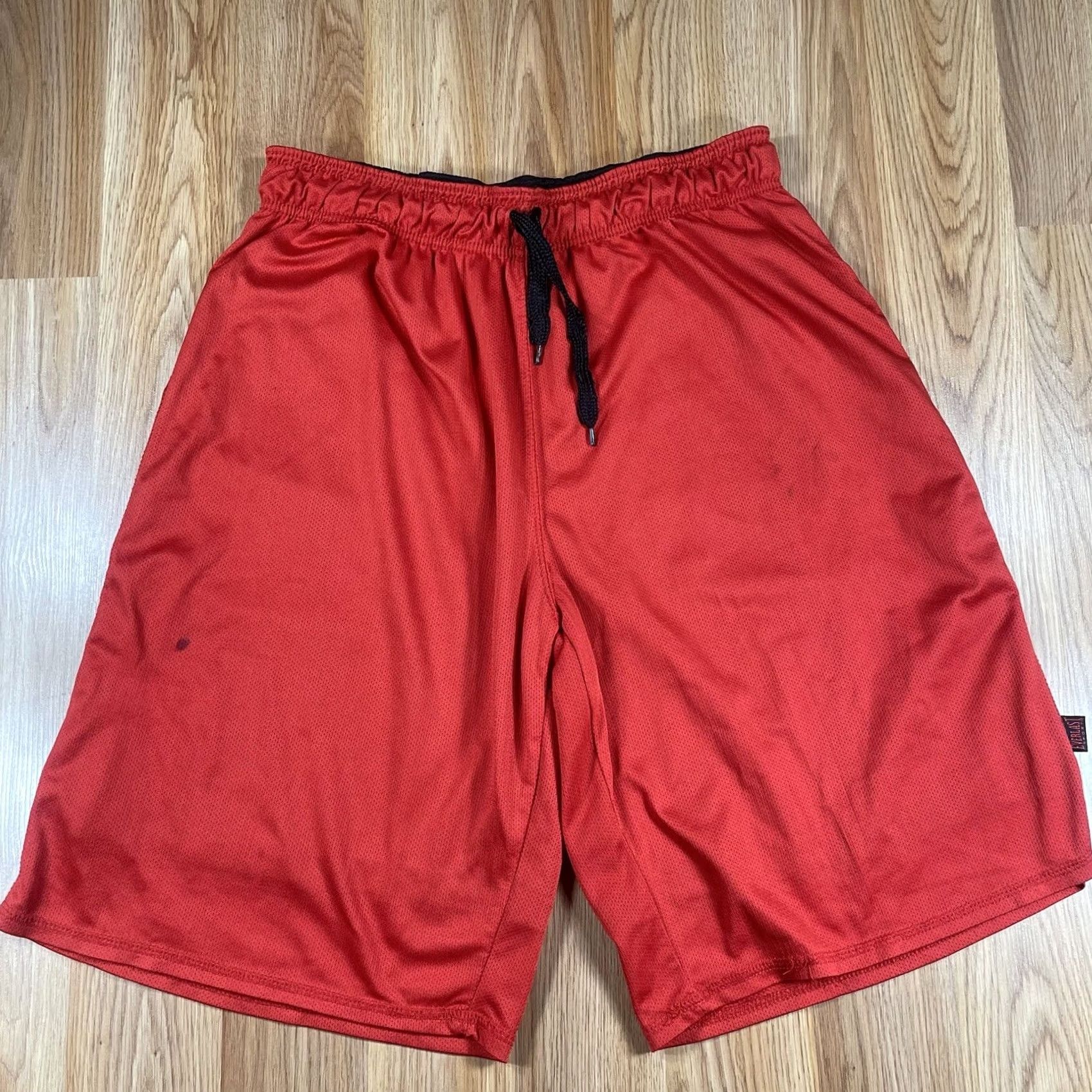 Everlast Everlast Shorts Mens L Large Sport Reversible Basketball Athletic Red Black Size US 33 - 2 Thumbnail