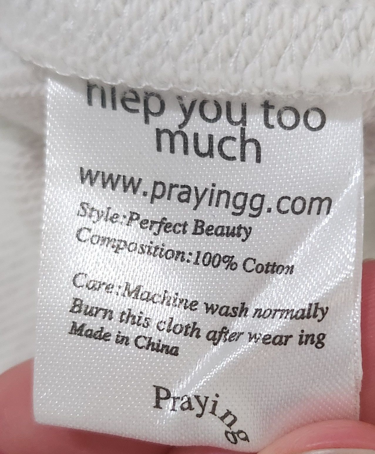 Praying Rockstar Hoodie Size US L / EU 52-54 / 3 - 3 Thumbnail