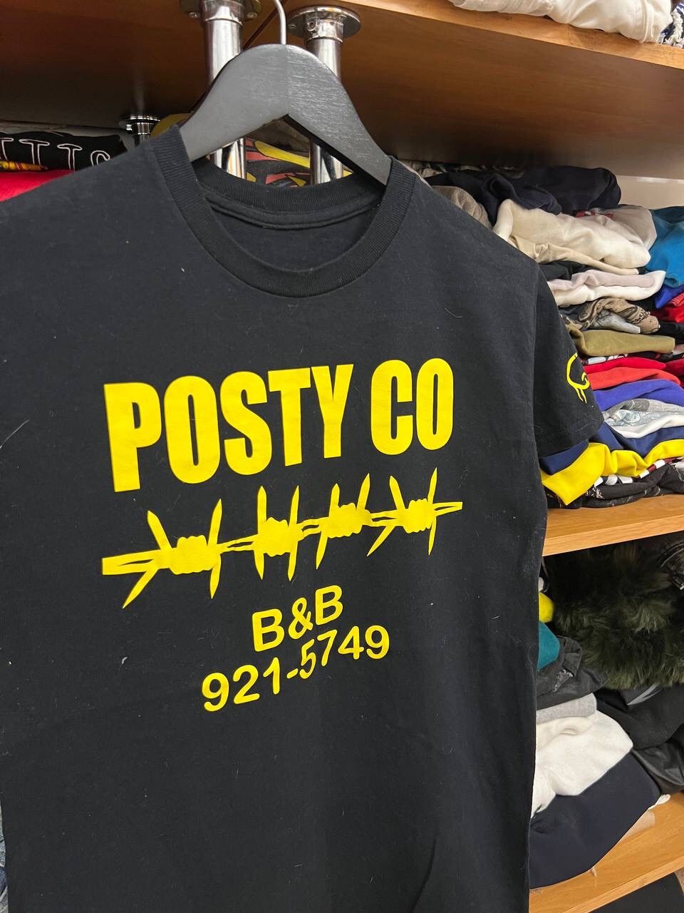 Vintage Posty Co Black Post Malone Beerbongs & Bentleys T-Shirt Size US S / EU 44-46 / 1 - 6 Thumbnail