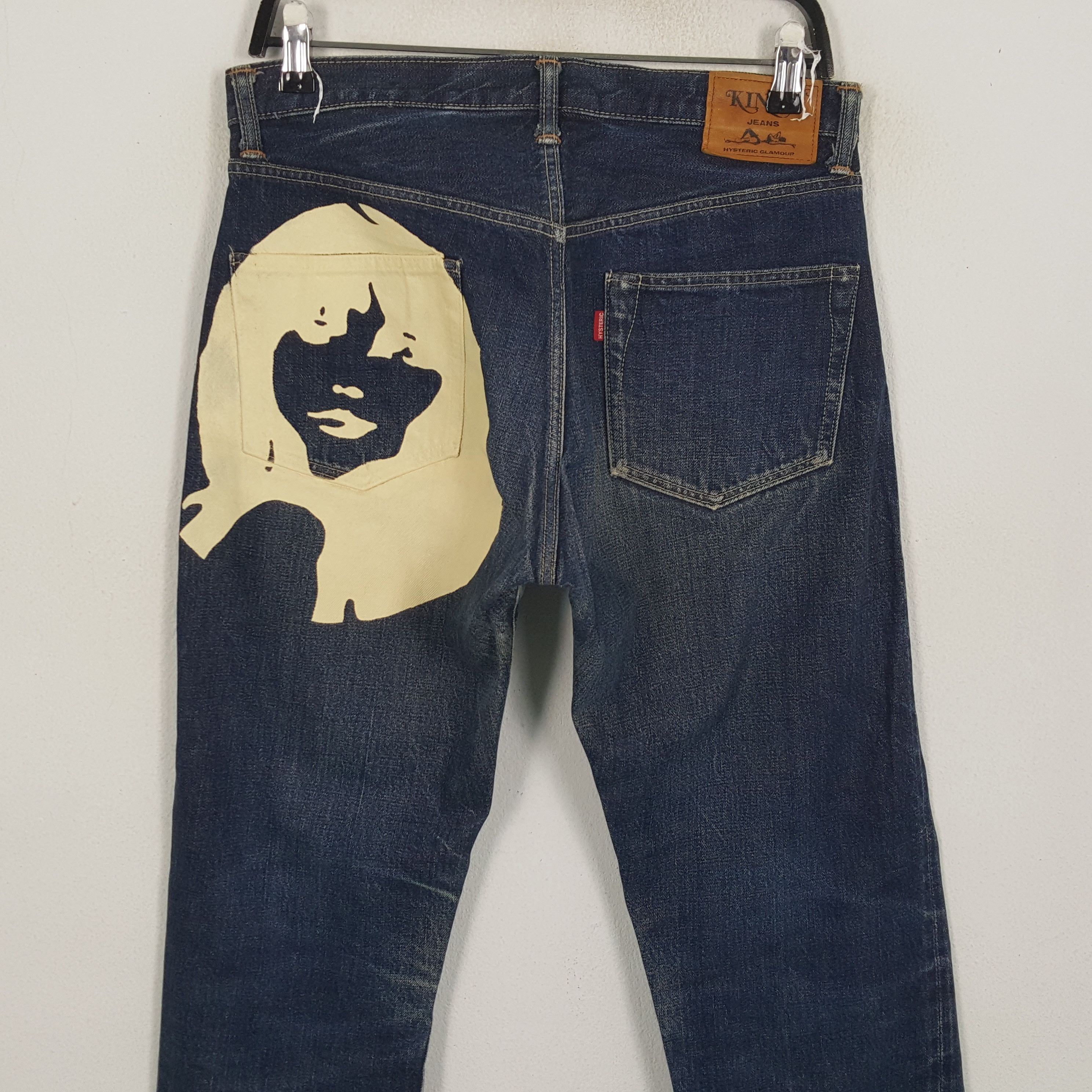 Hysteric Glamour × Japanese Brand × Vintage HYSTERIC GLAMOUR Japanese Brand Custom Art Style Jeans Size US 31 - 2 Thumbnail