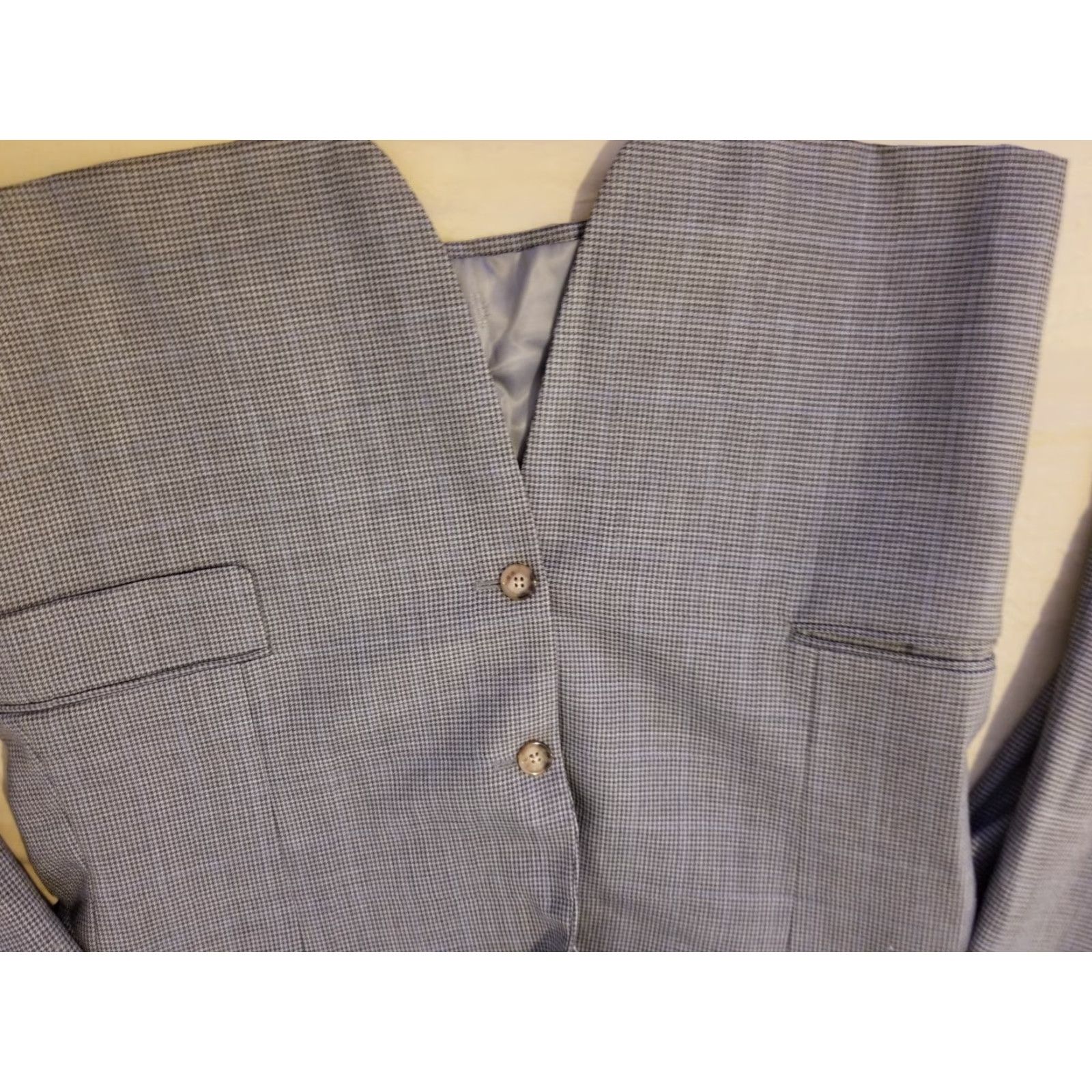 Ralph Lauren VINTAGE Polo Ralph Lauren Blazer Wool Jacket 46R Grey Mens Wool Blazer 2 Piece Modern Fit Size US XXL / EU 58 / 5 - 3 Thumbnail