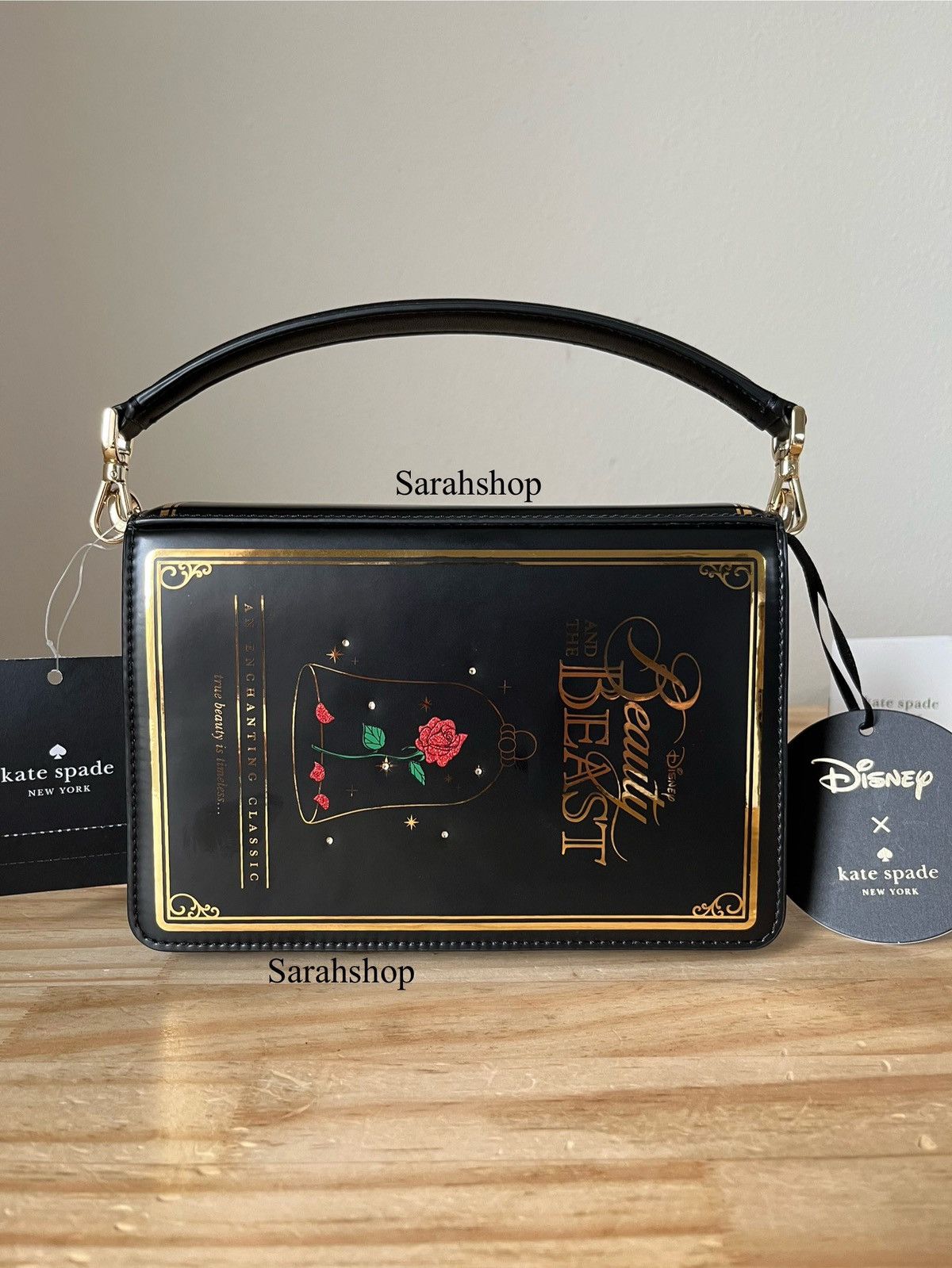 image of Kate Spade X Disney Purse in Black, Women's