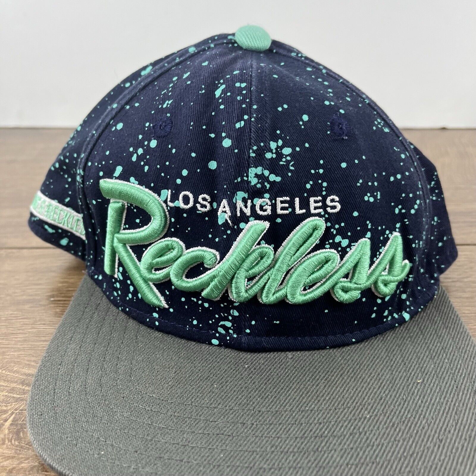 Other Los Angeles Reckless Hat LA Snapback Hat Blue Adjustable Hat Size ONE SIZE - 7 Thumbnail